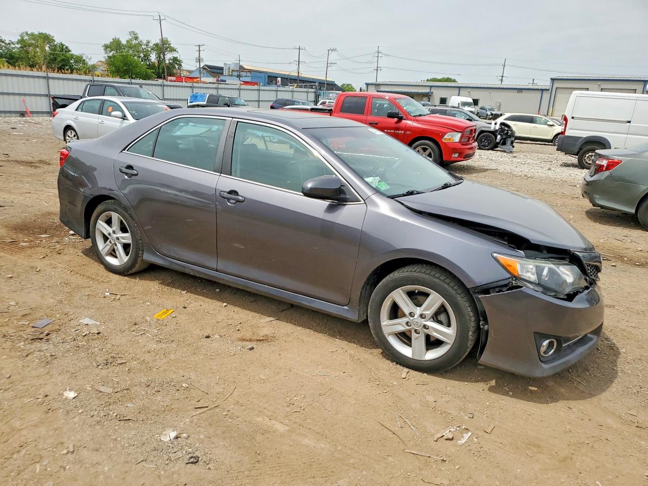 2014 Toyota Camry Se Серый vin: 4T1BF1FK5EU446419
