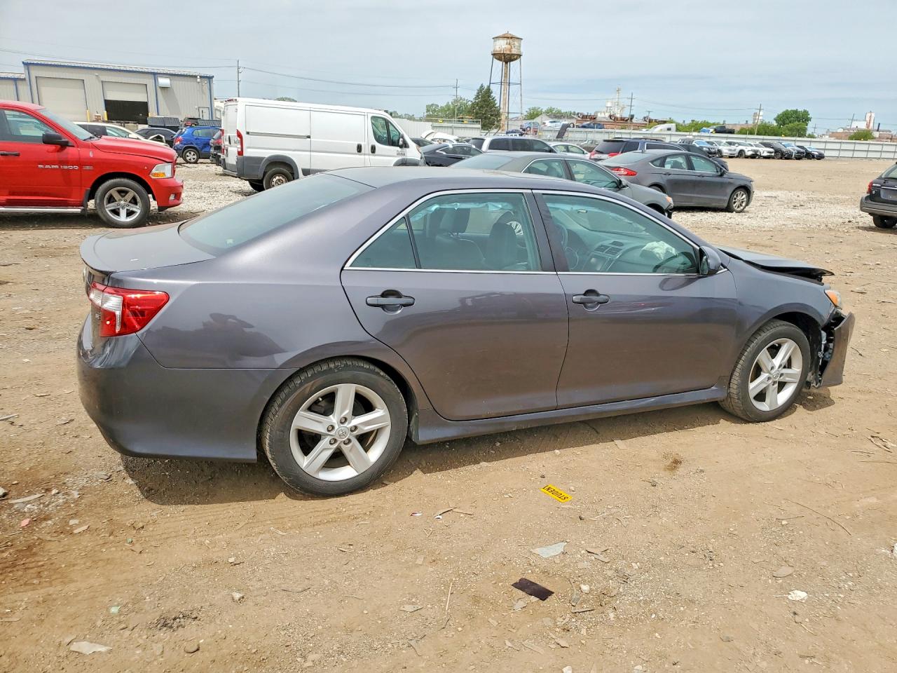 2014 Toyota Camry Se Серый vin: 4T1BF1FK5EU446419