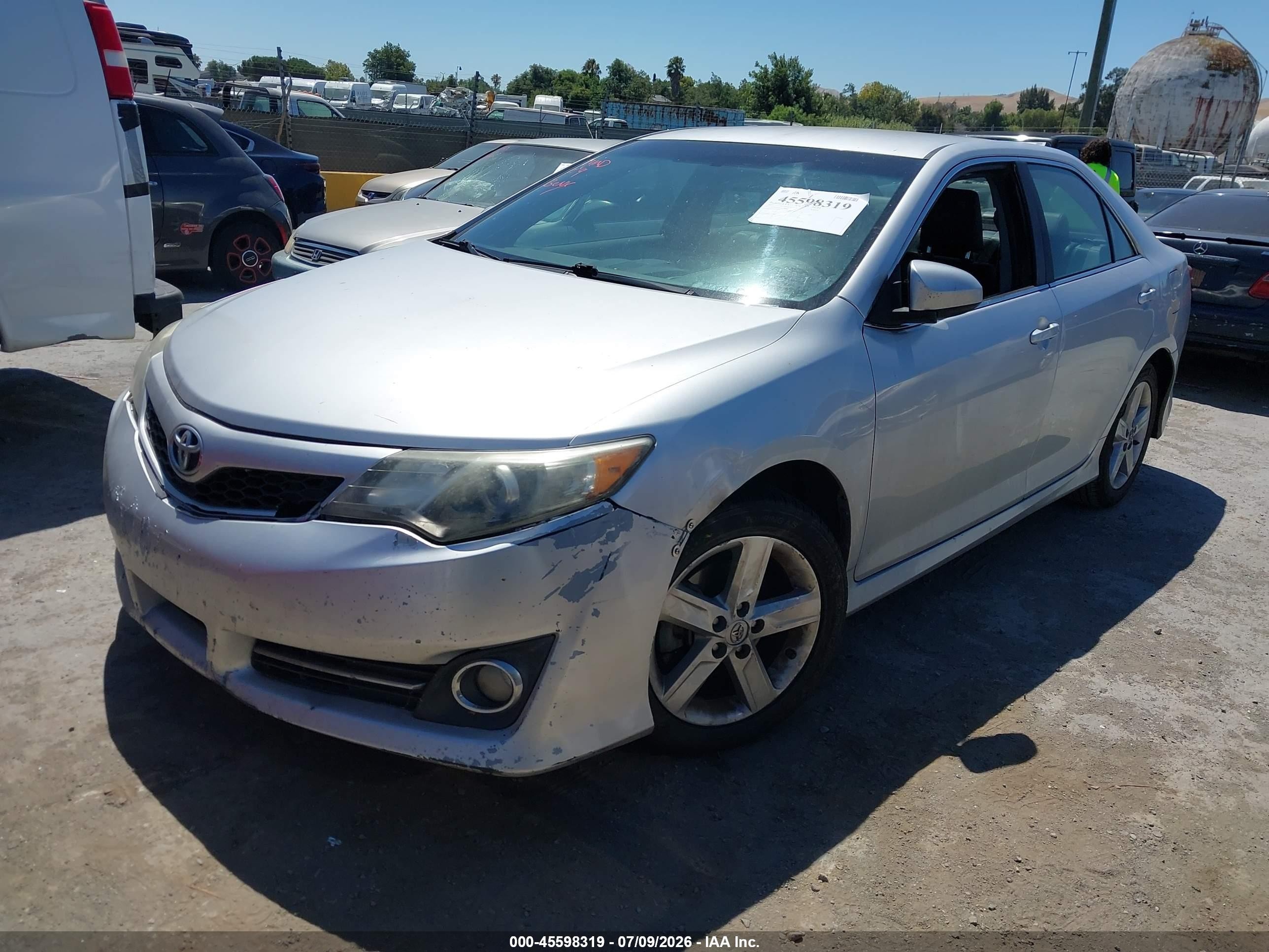 2014 Toyota Camry Se Silver vin: 4T1BF1FK5EU446517