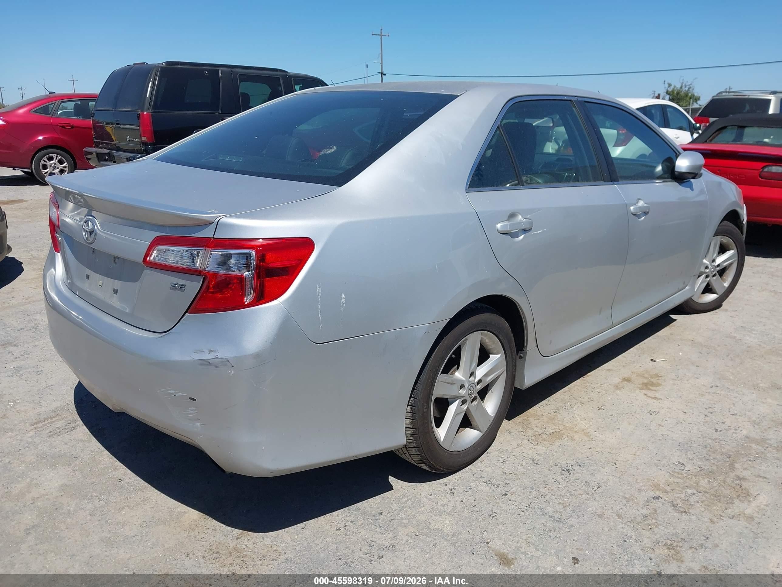 2014 Toyota Camry Se Silver vin: 4T1BF1FK5EU446517