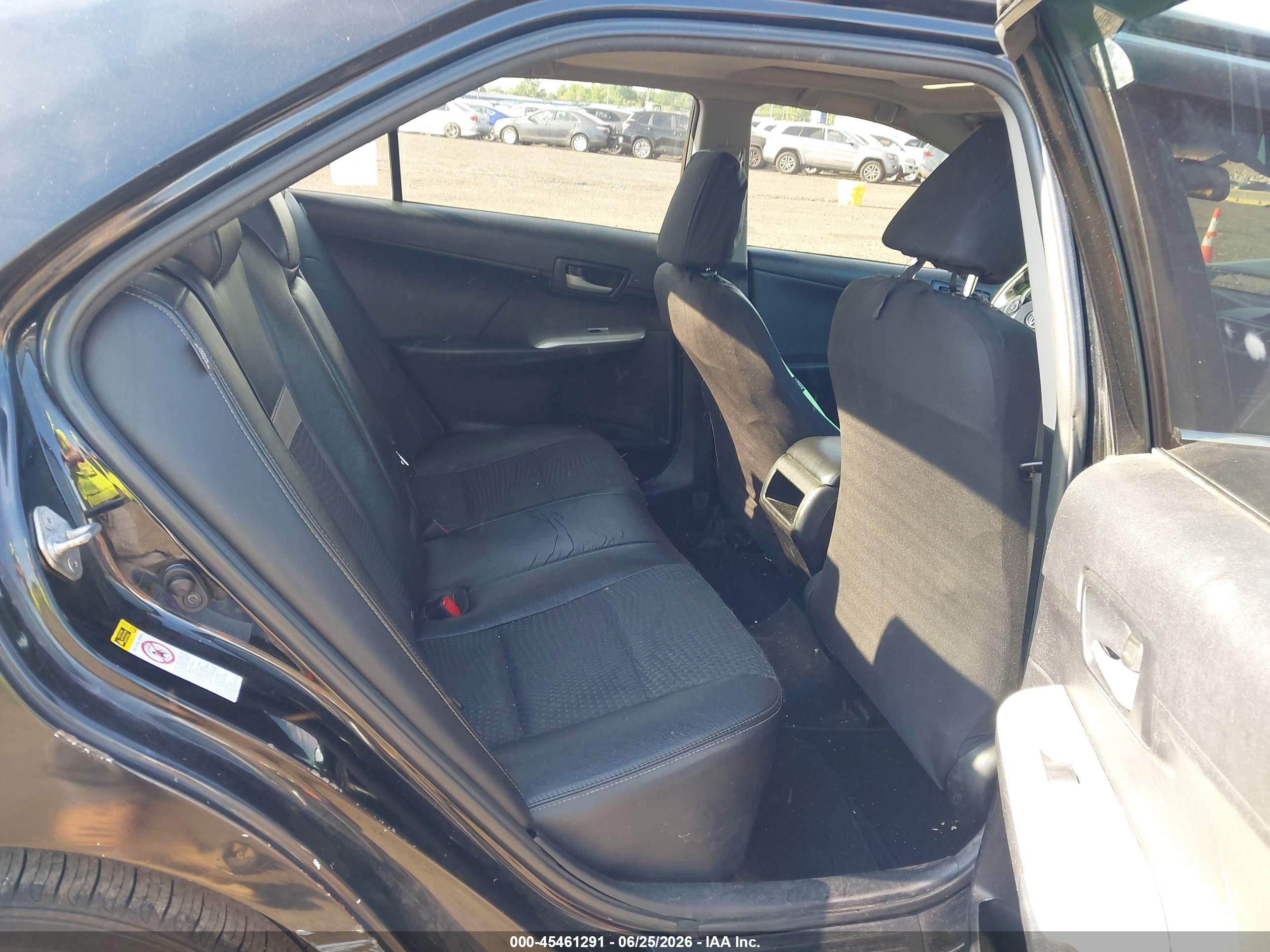 2014 Toyota Camry Se Sport Черный vin: 4T1BF1FK5EU463804