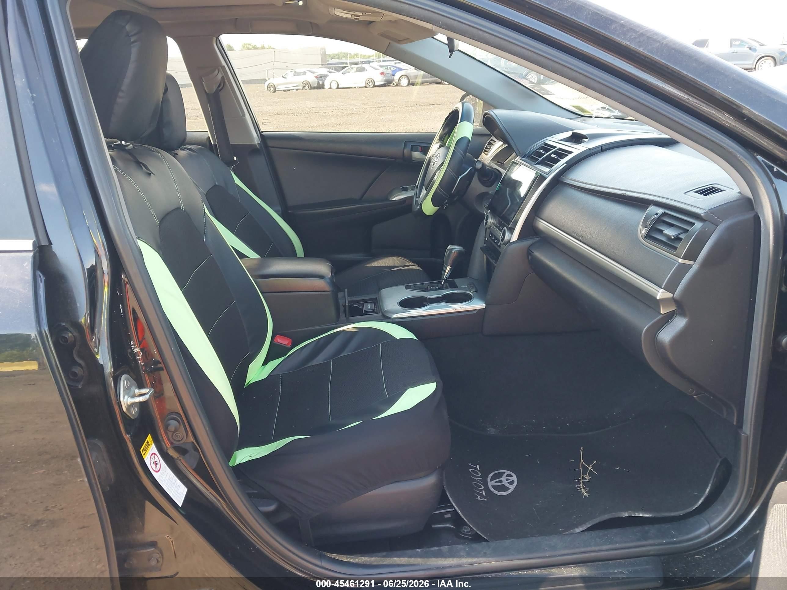 2014 Toyota Camry Se Sport Черный vin: 4T1BF1FK5EU463804