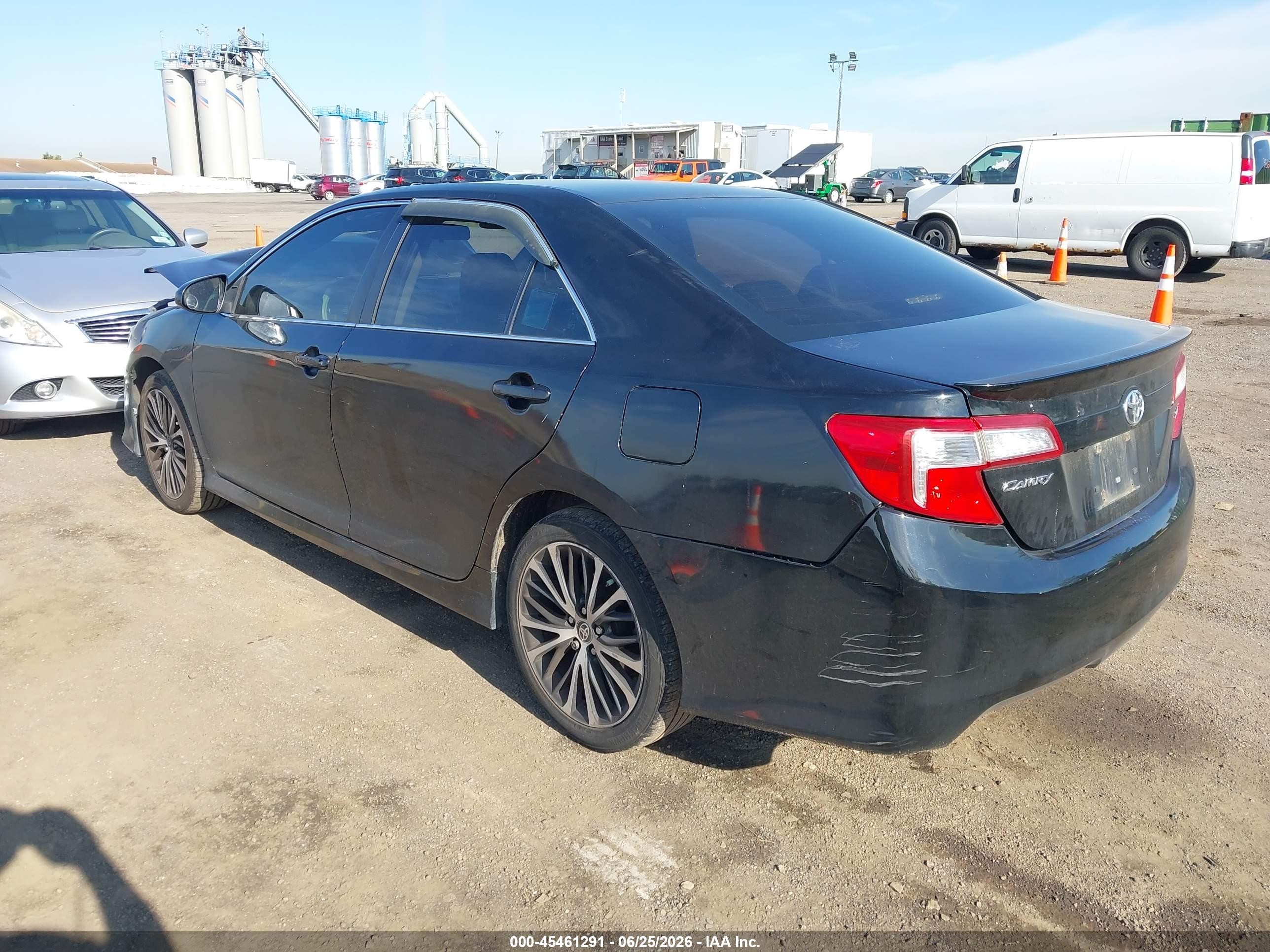 2014 Toyota Camry Se Sport Черный vin: 4T1BF1FK5EU463804
