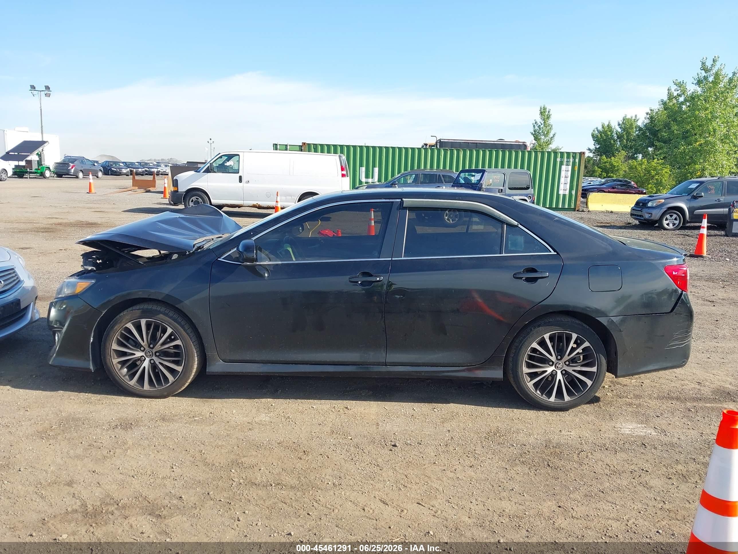 2014 Toyota Camry Se Sport Черный vin: 4T1BF1FK5EU463804