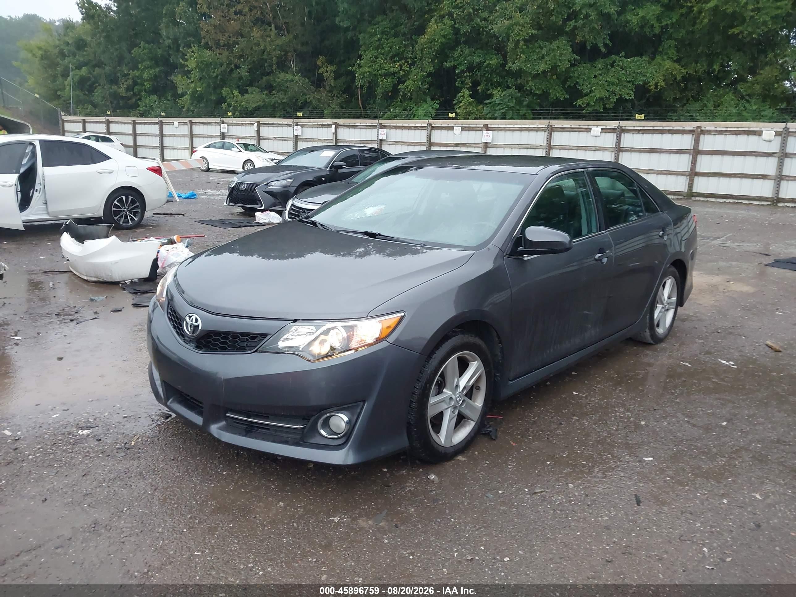 2014 Toyota Camry Se Silver vin: 4T1BF1FK5EU469621
