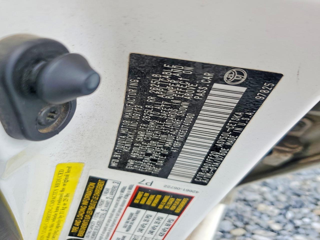 2014 Toyota Camry Se White vin: 4T1BF1FK5EU740080