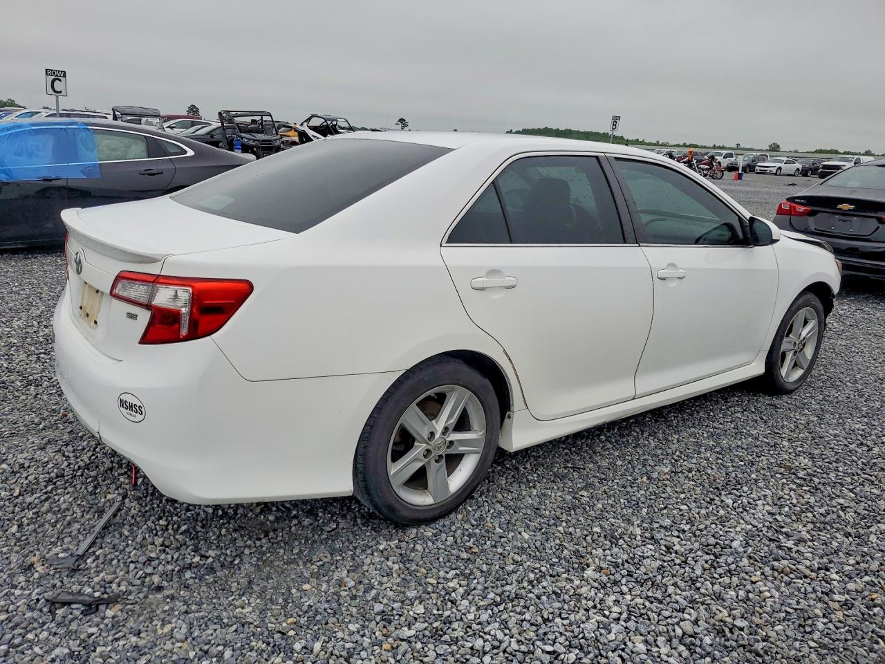 2014 Toyota Camry Se White vin: 4T1BF1FK5EU740080