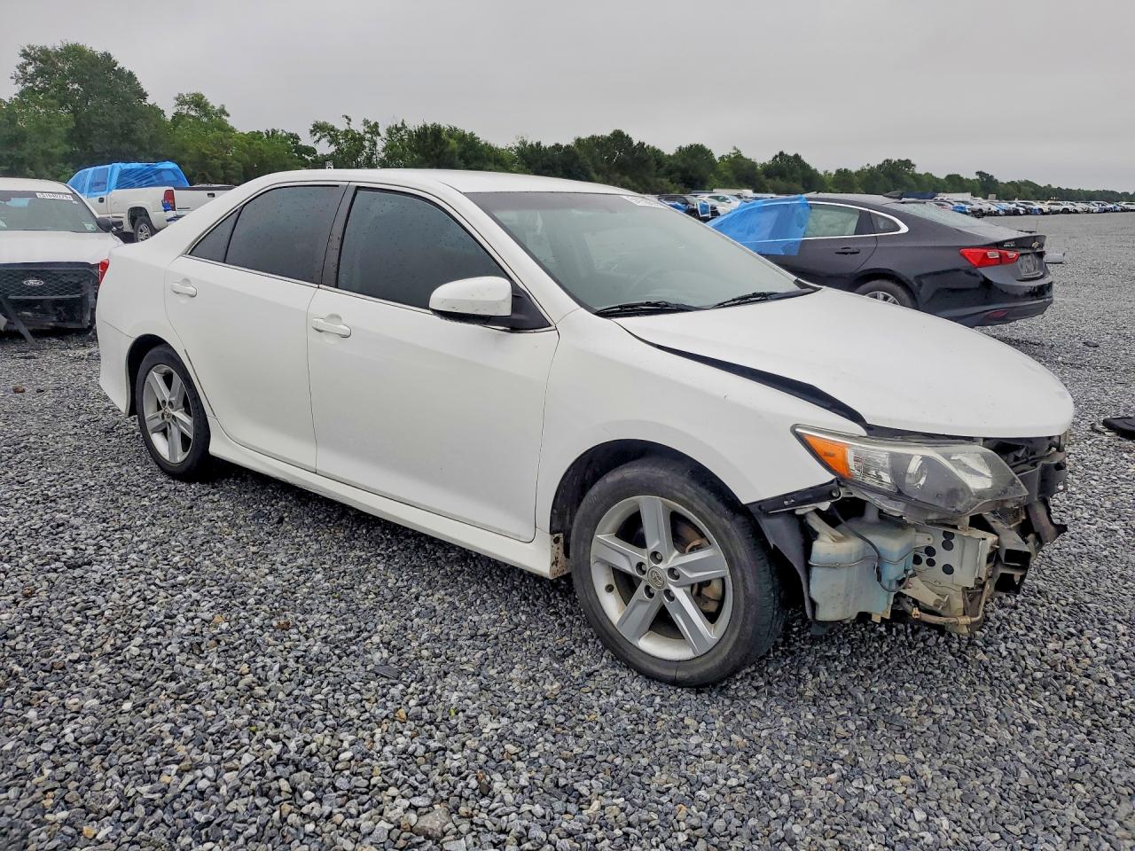 2014 Toyota Camry Se White vin: 4T1BF1FK5EU740080