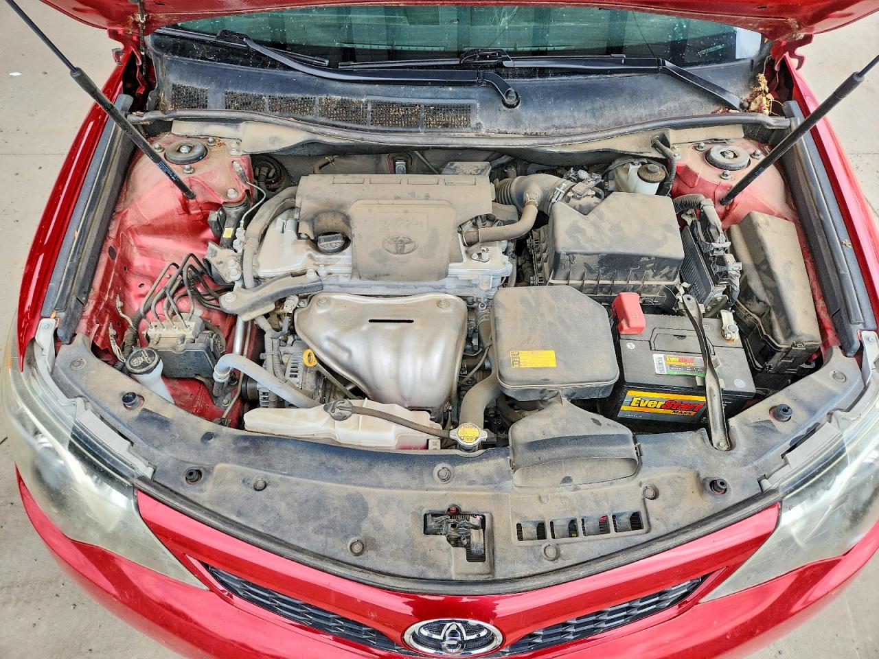 2014 Toyota Camry Se Red vin: 4T1BF1FK5EU746669