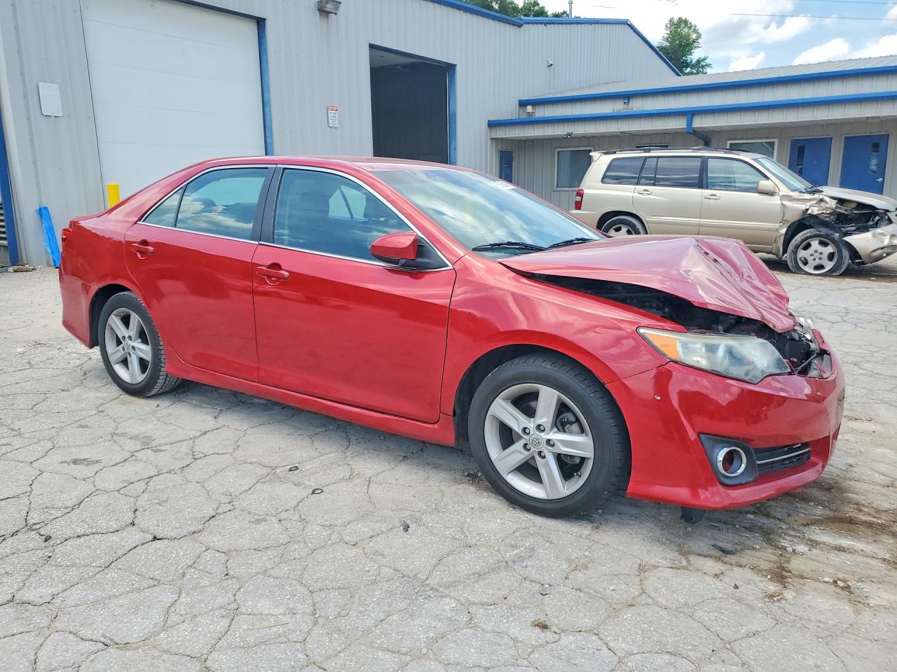 2014 Toyota Camry Se Red vin: 4T1BF1FK5EU747269