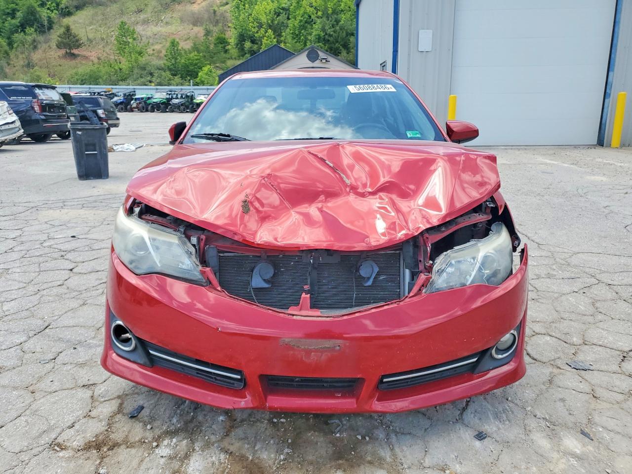 2014 Toyota Camry Se Red vin: 4T1BF1FK5EU747269