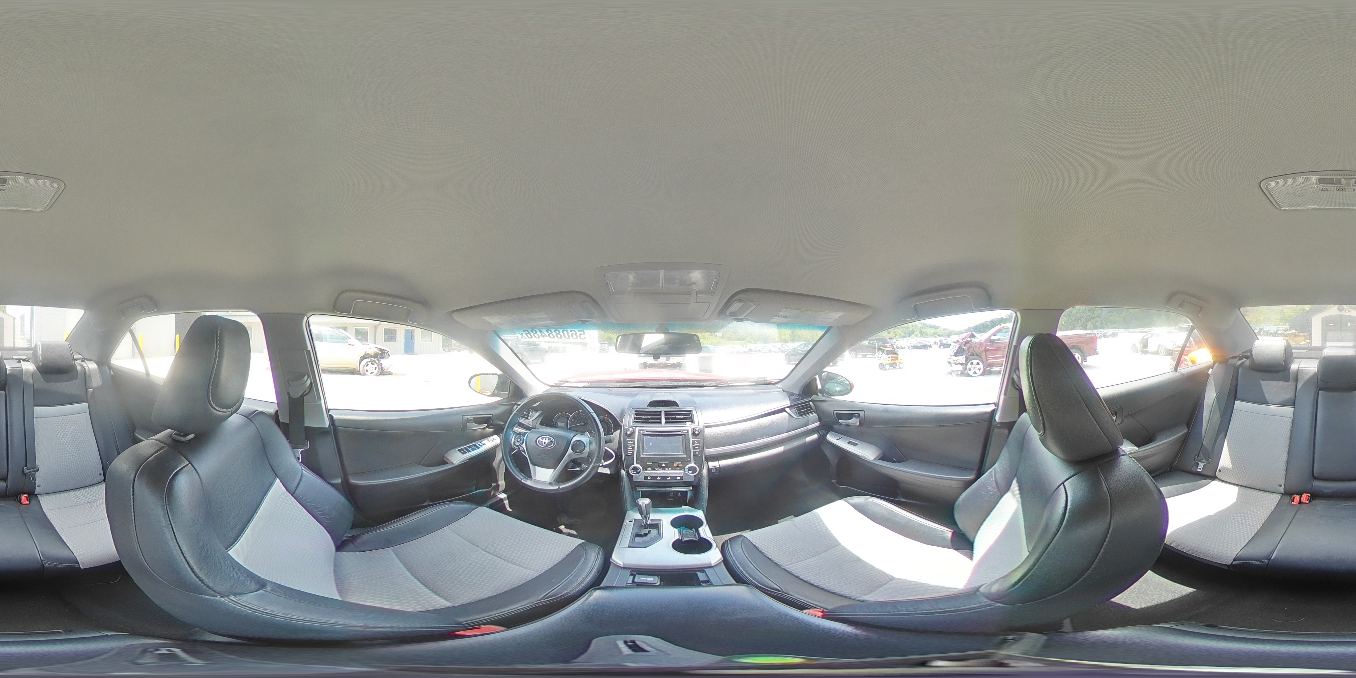 2014 Toyota Camry Se Red vin: 4T1BF1FK5EU747269