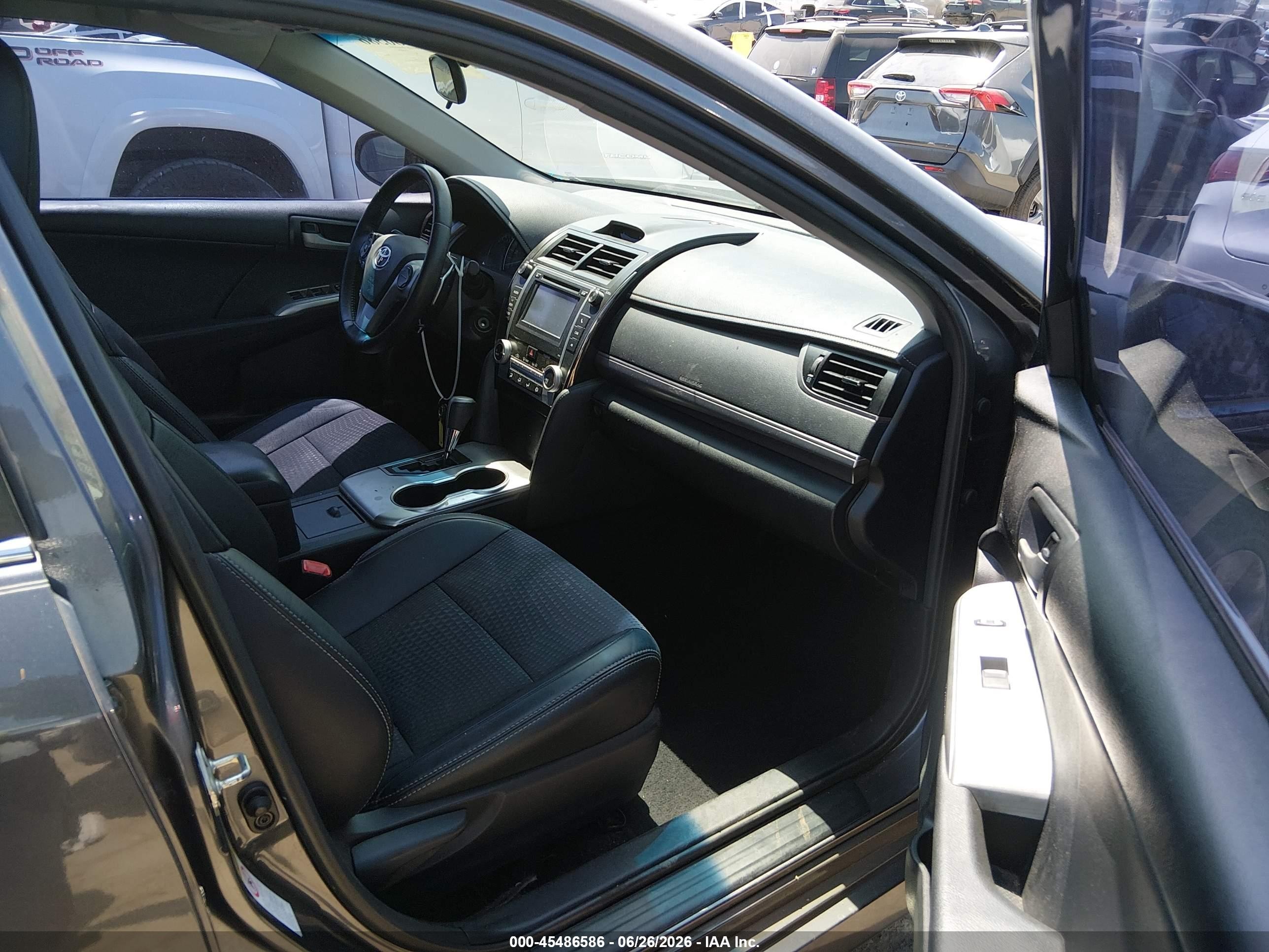 2014 Toyota Camry Se Sport Gray vin: 4T1BF1FK5EU753086