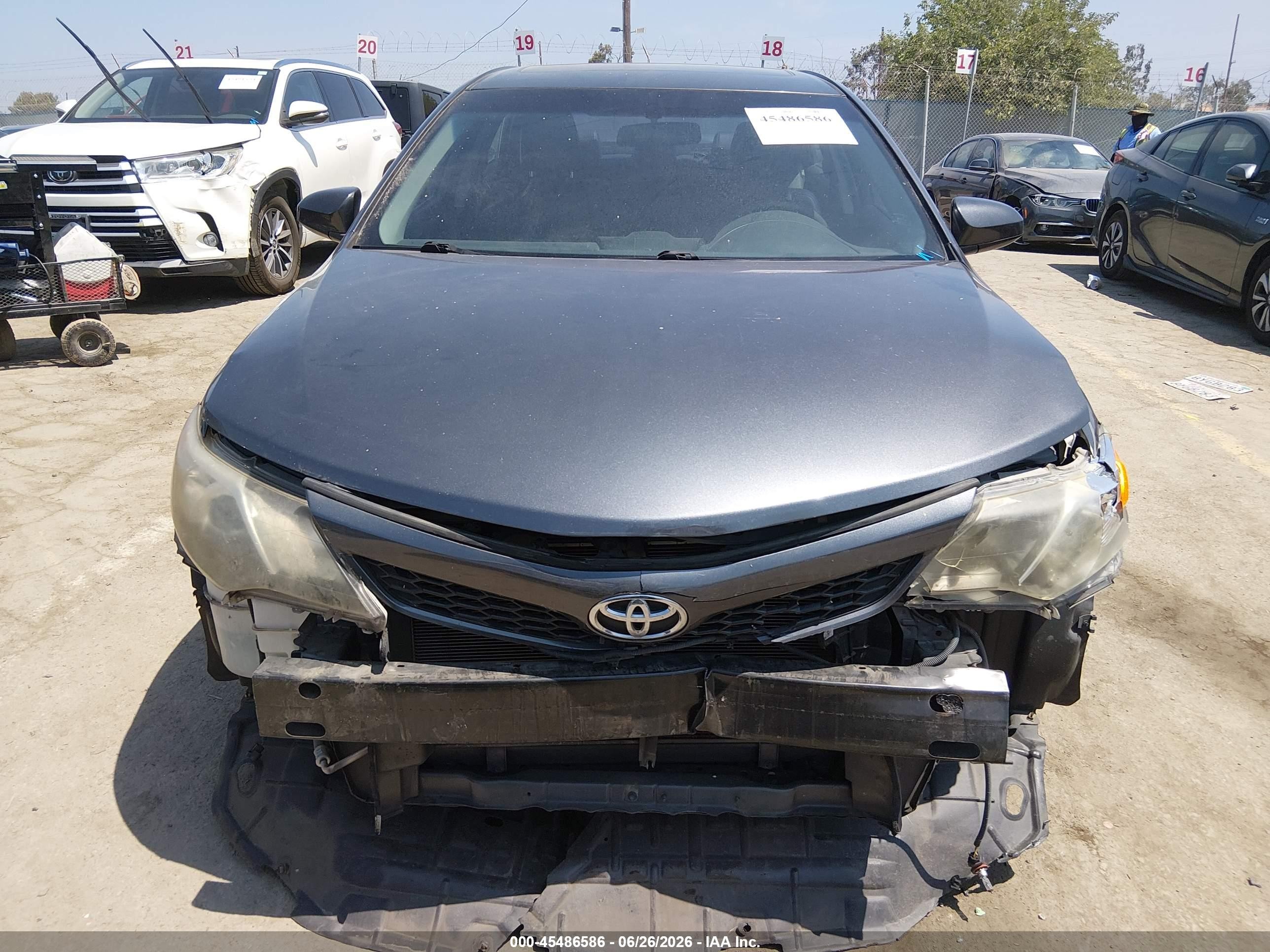 2014 Toyota Camry Se Sport Gray vin: 4T1BF1FK5EU753086