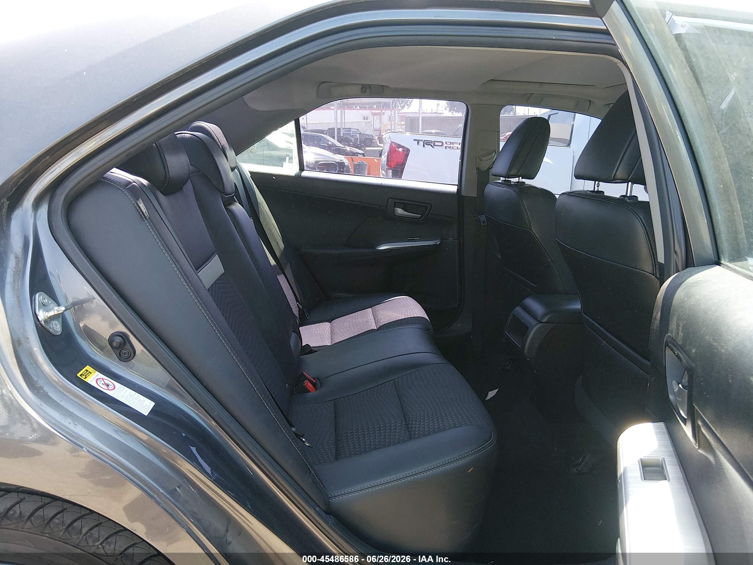 2014 Toyota Camry Se Sport Gray vin: 4T1BF1FK5EU753086