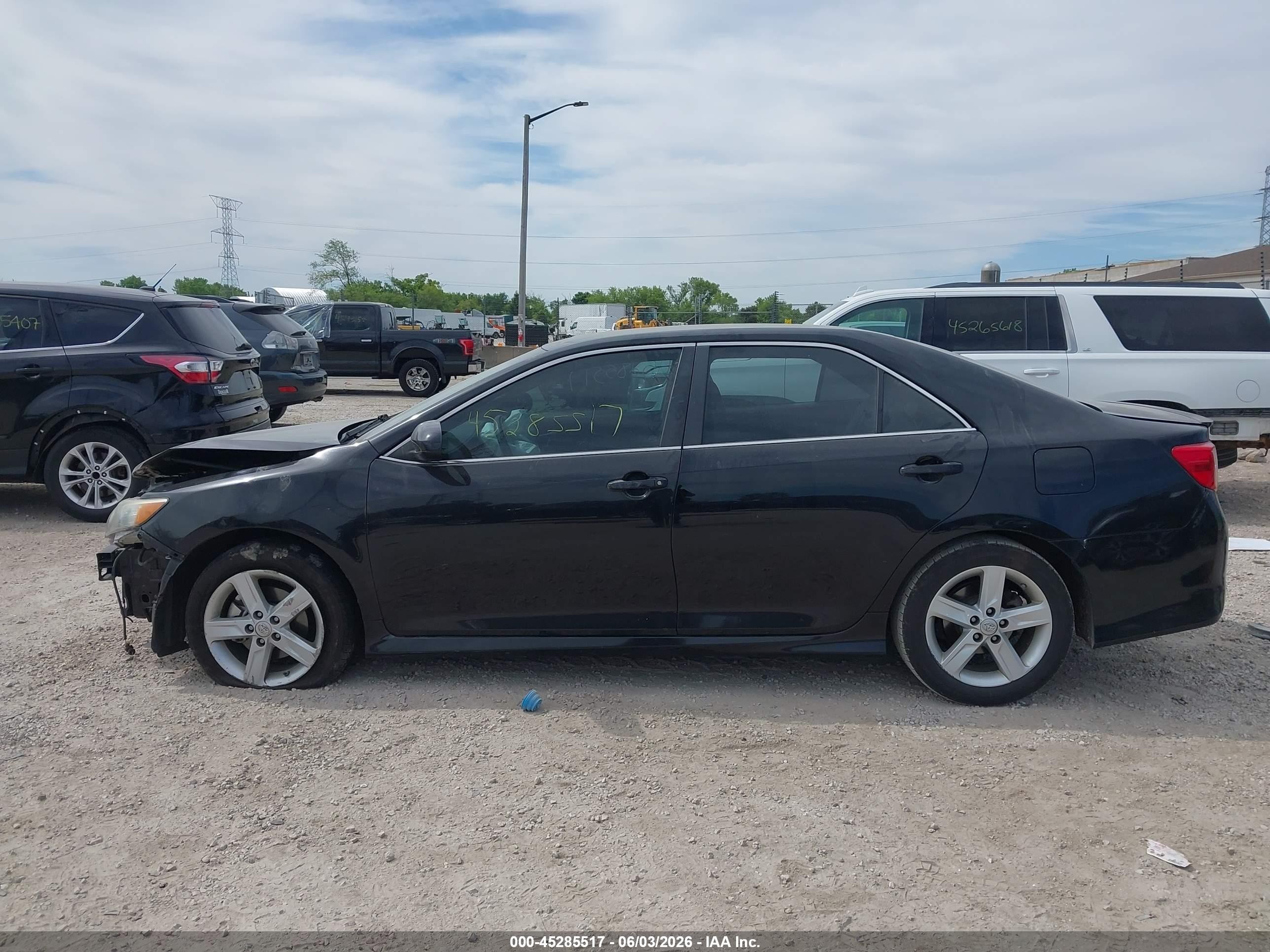 2014 Toyota Camry Se Black vin: 4T1BF1FK5EU771040