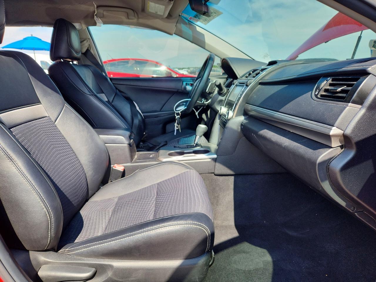 2014 Toyota Camry Se Red vin: 4T1BF1FK5EU779901