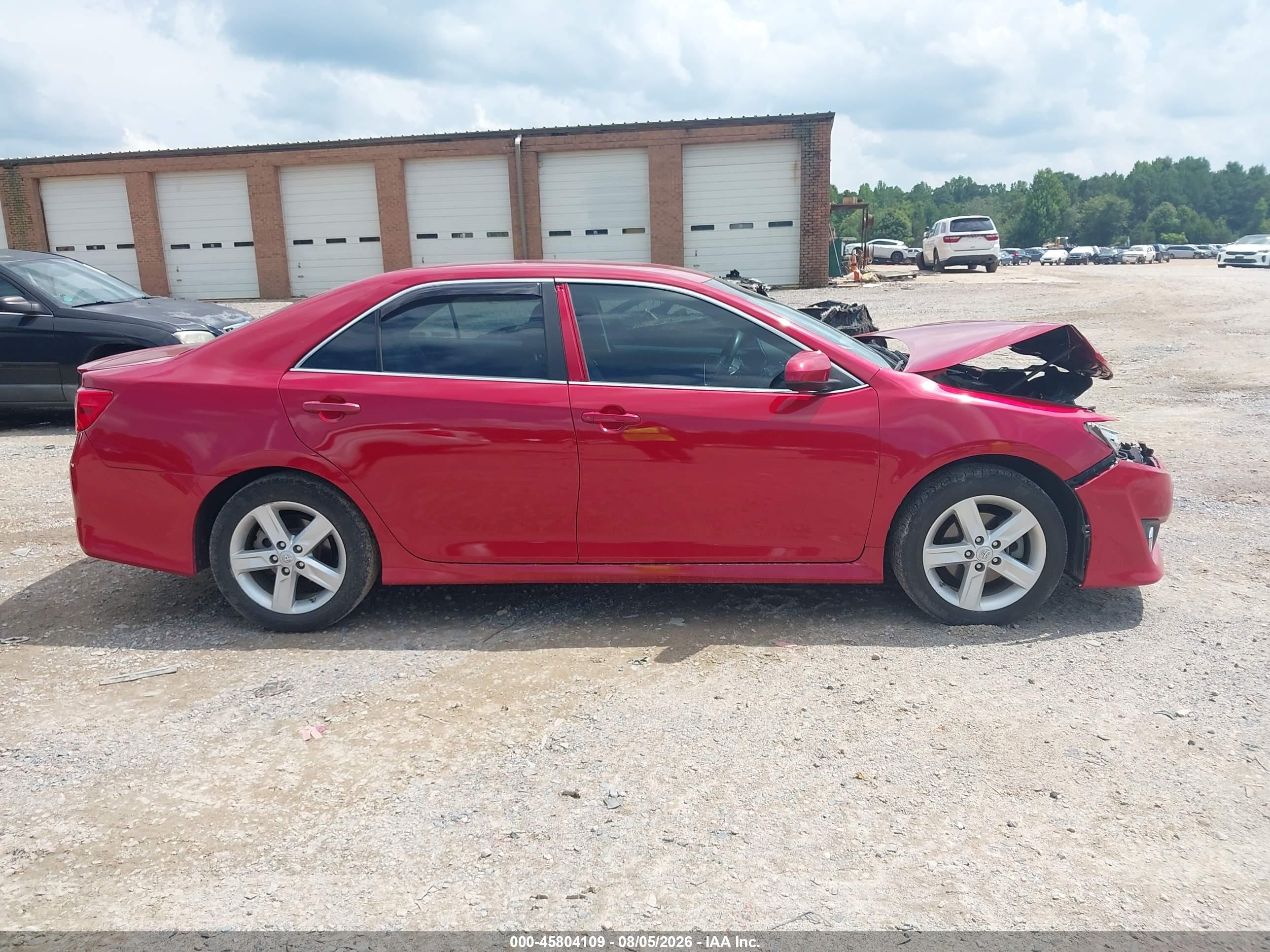 2014 Toyota Camry Se Red vin: 4T1BF1FK5EU781003