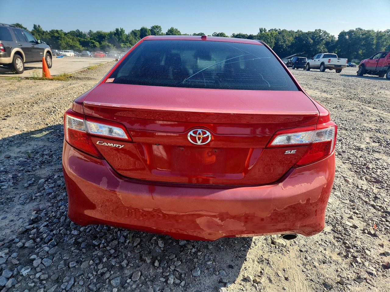 2014 Toyota Camry Se Красный vin: 4T1BF1FK5EU781504