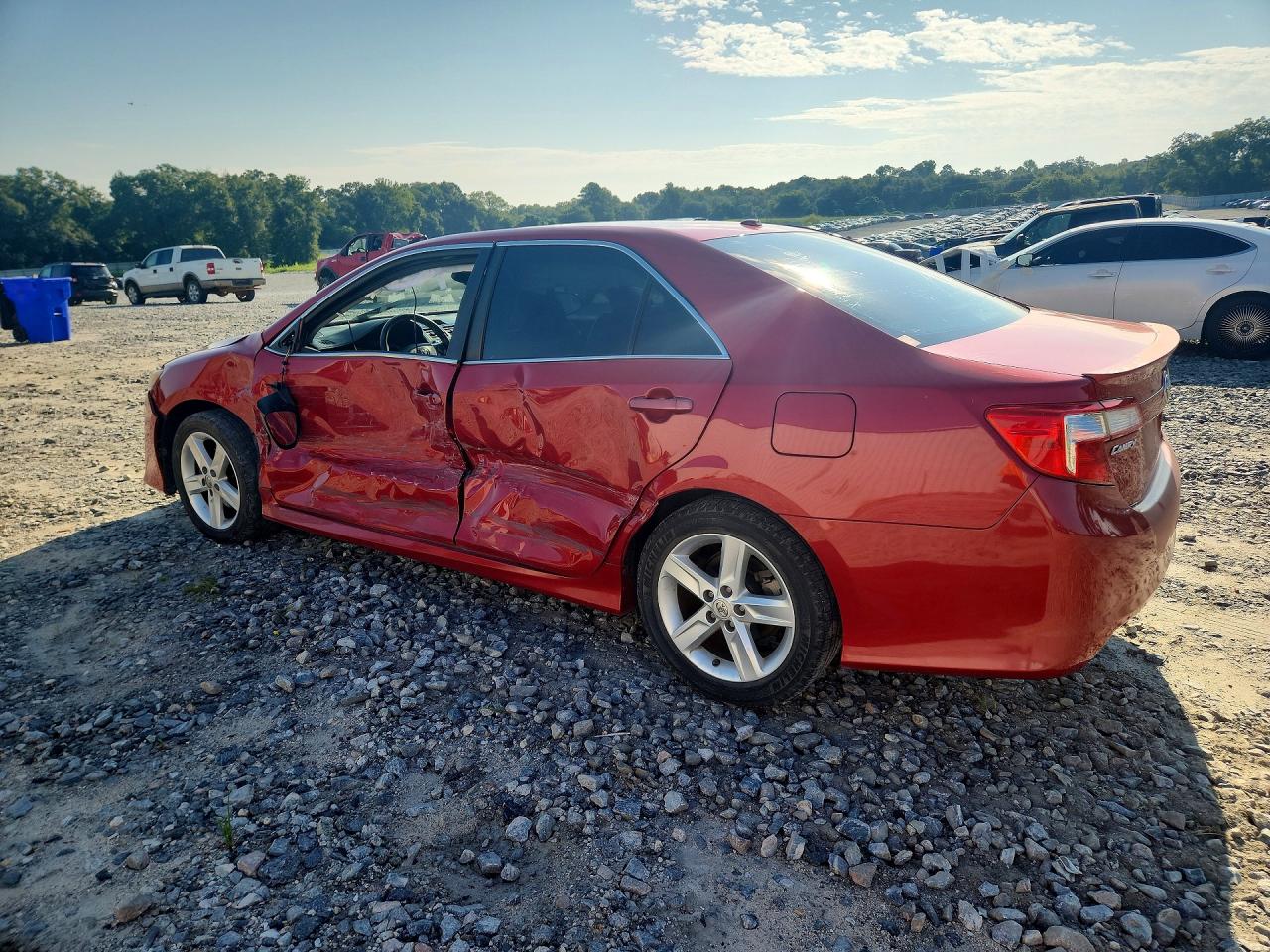 2014 Toyota Camry Se Красный vin: 4T1BF1FK5EU781504