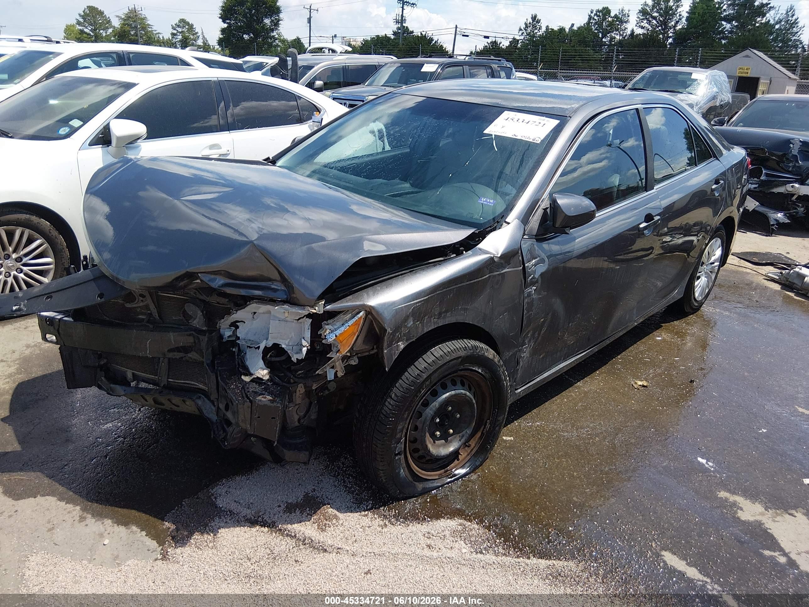 2014 Toyota Camry L Gray vin: 4T1BF1FK5EU786086