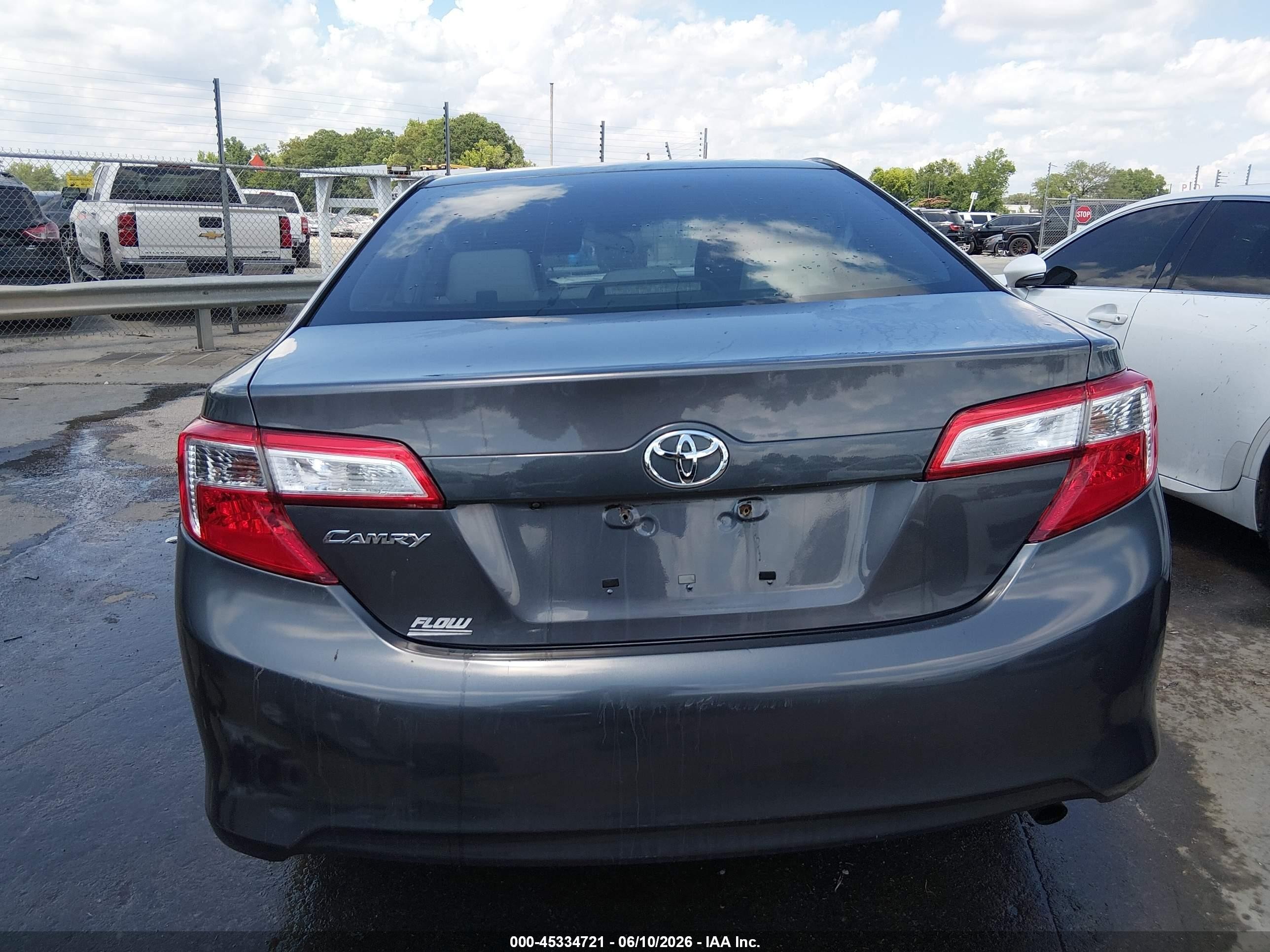 2014 Toyota Camry L Gray vin: 4T1BF1FK5EU786086