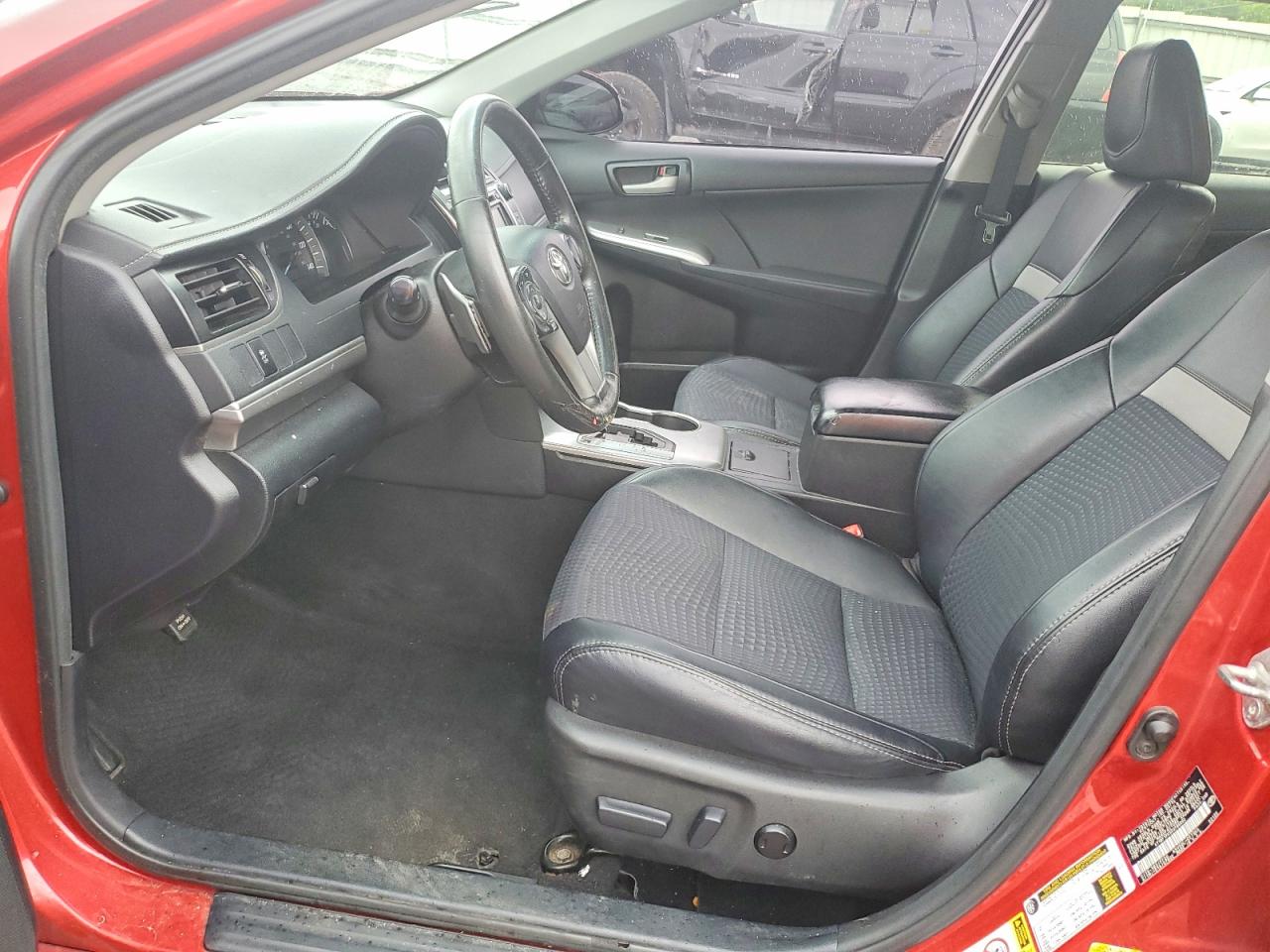 2014 Toyota Camry Se Red vin: 4T1BF1FK5EU795693