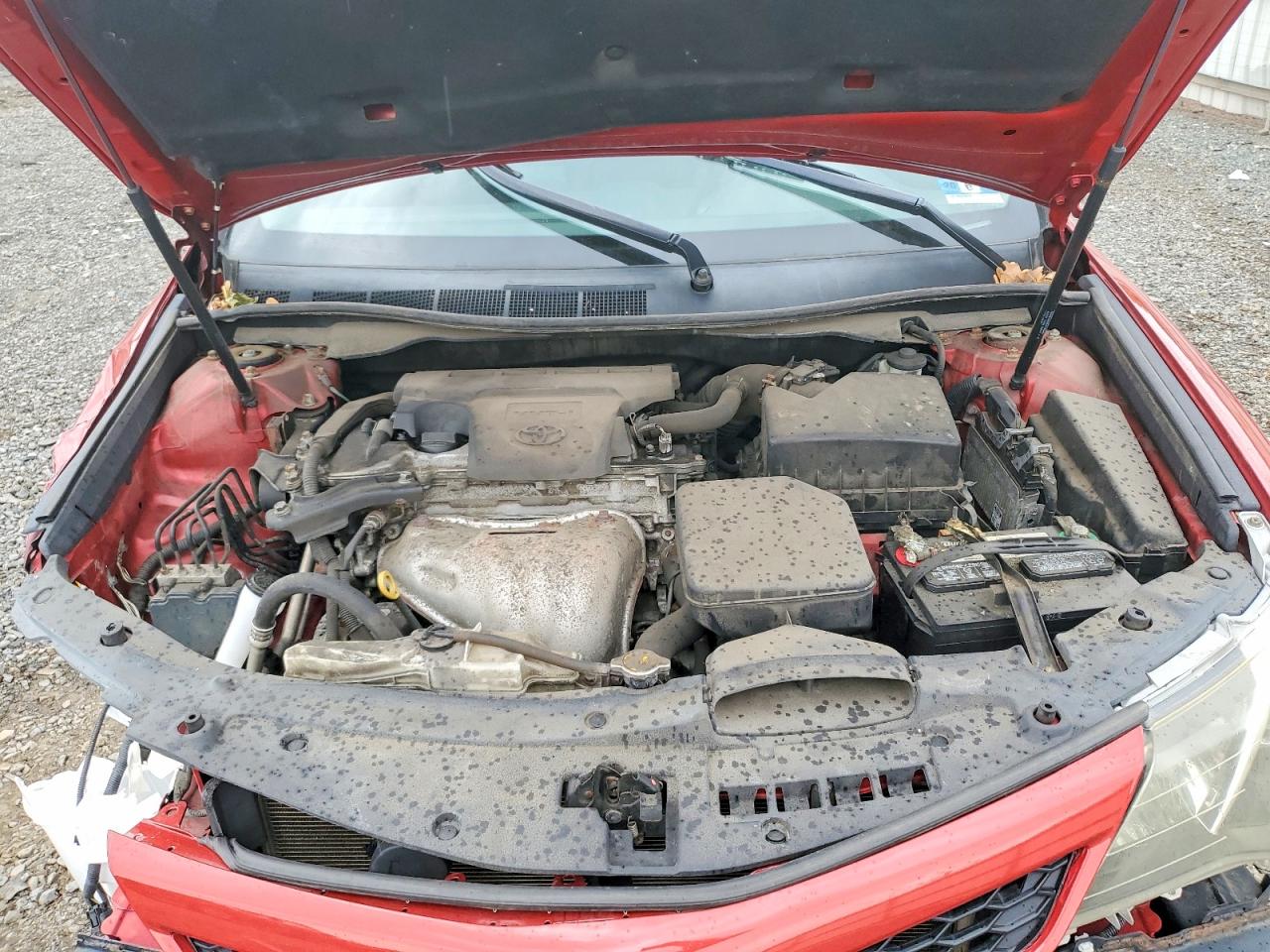 2014 Toyota Camry Se Red vin: 4T1BF1FK5EU795693
