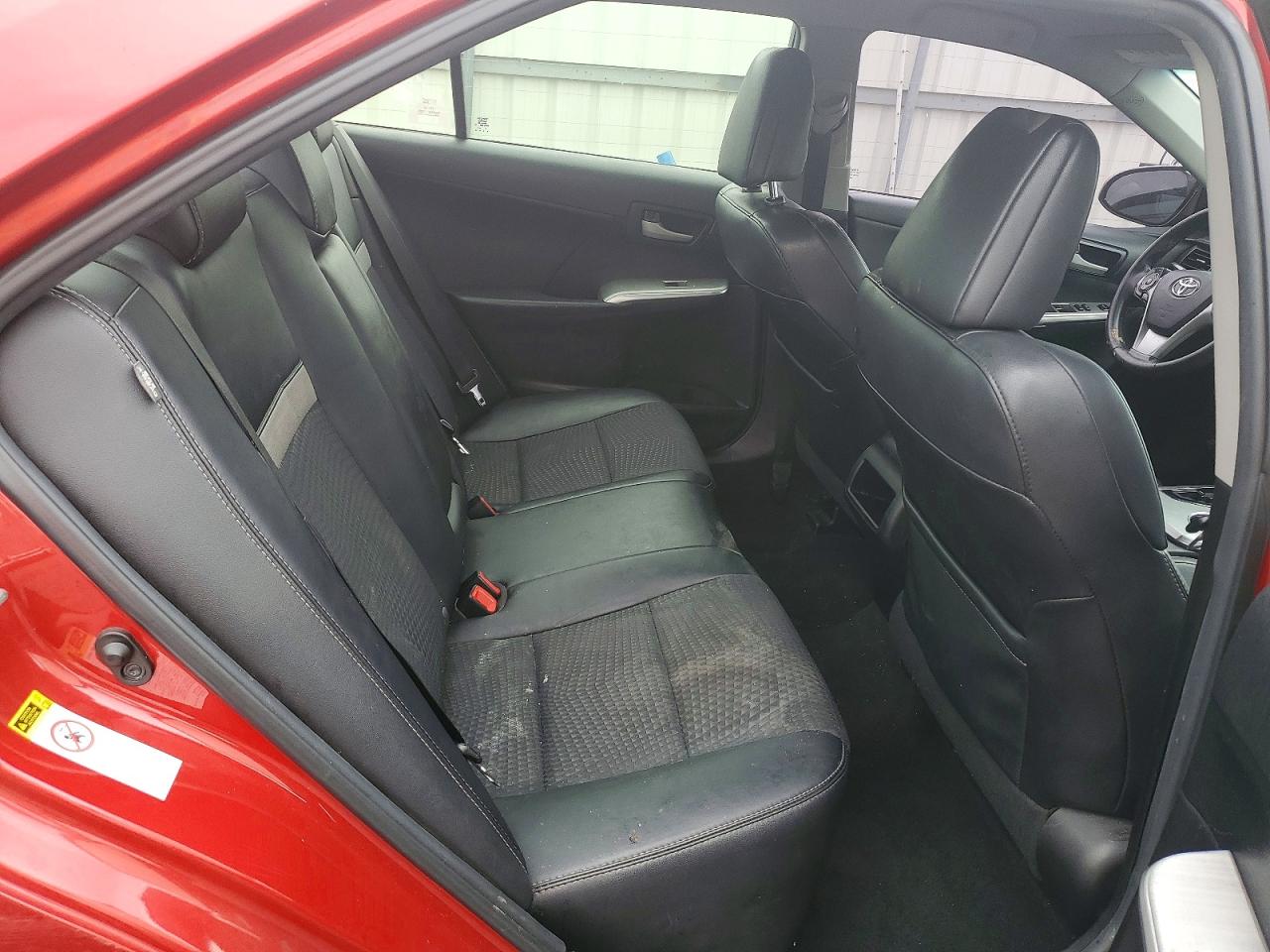 2014 Toyota Camry Se Red vin: 4T1BF1FK5EU795693
