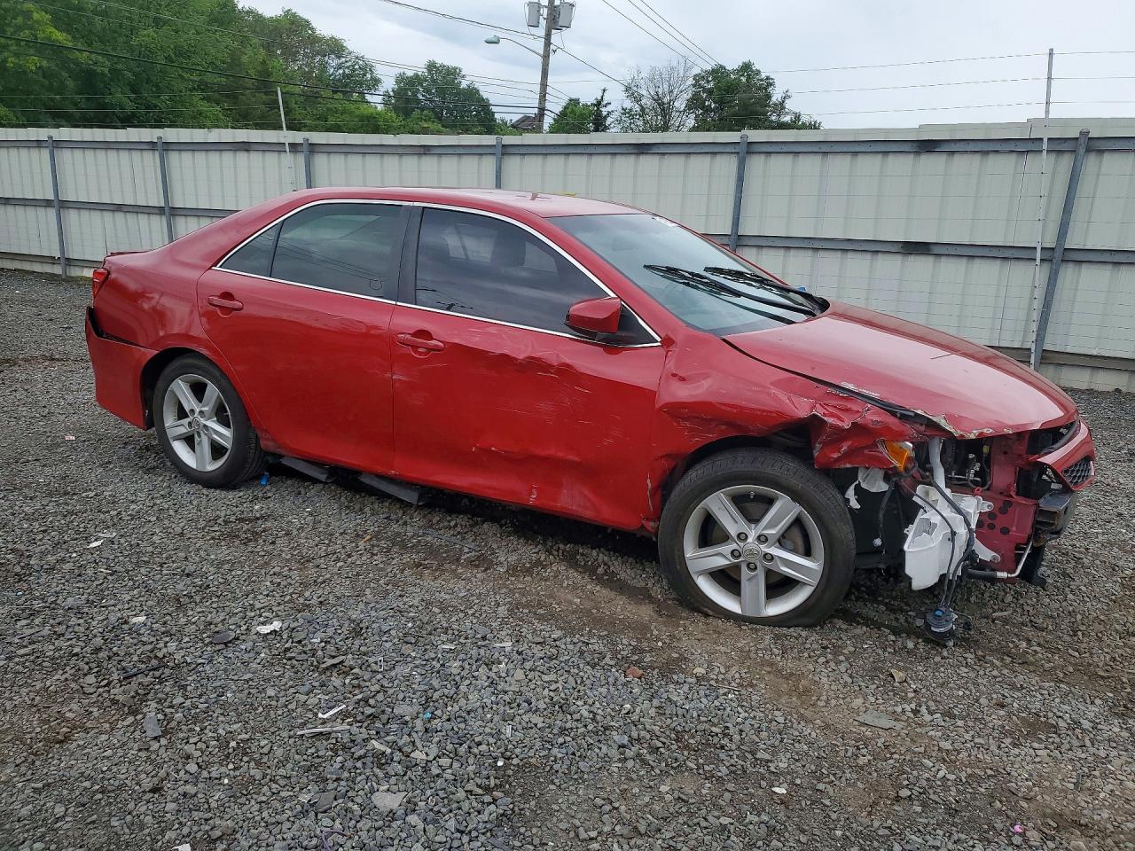 2014 Toyota Camry Se Red vin: 4T1BF1FK5EU795693