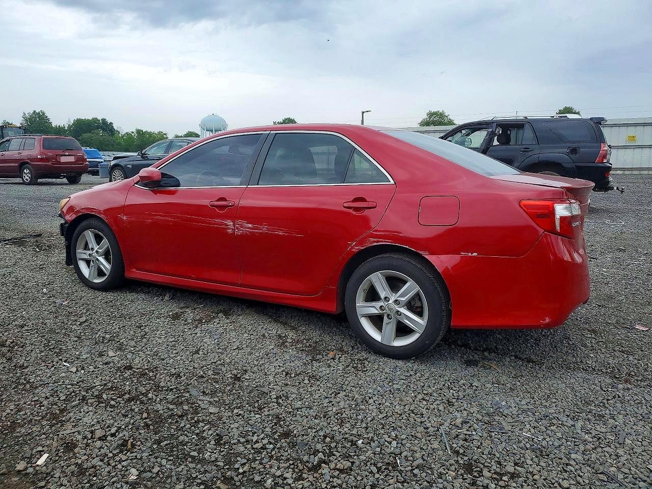 2014 Toyota Camry Se Red vin: 4T1BF1FK5EU795693