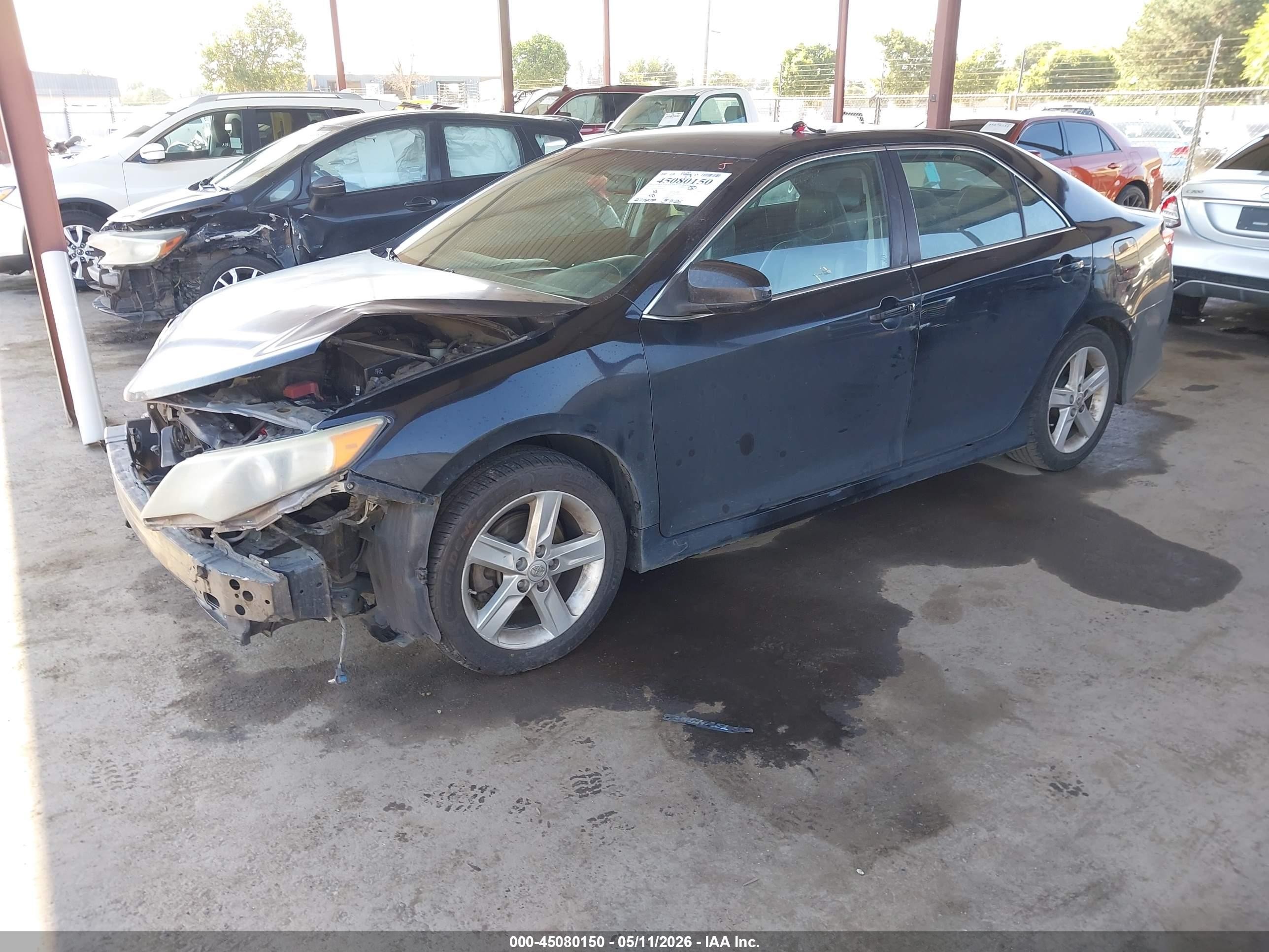 2014 Toyota Camry Se Черный vin: 4T1BF1FK5EU796388