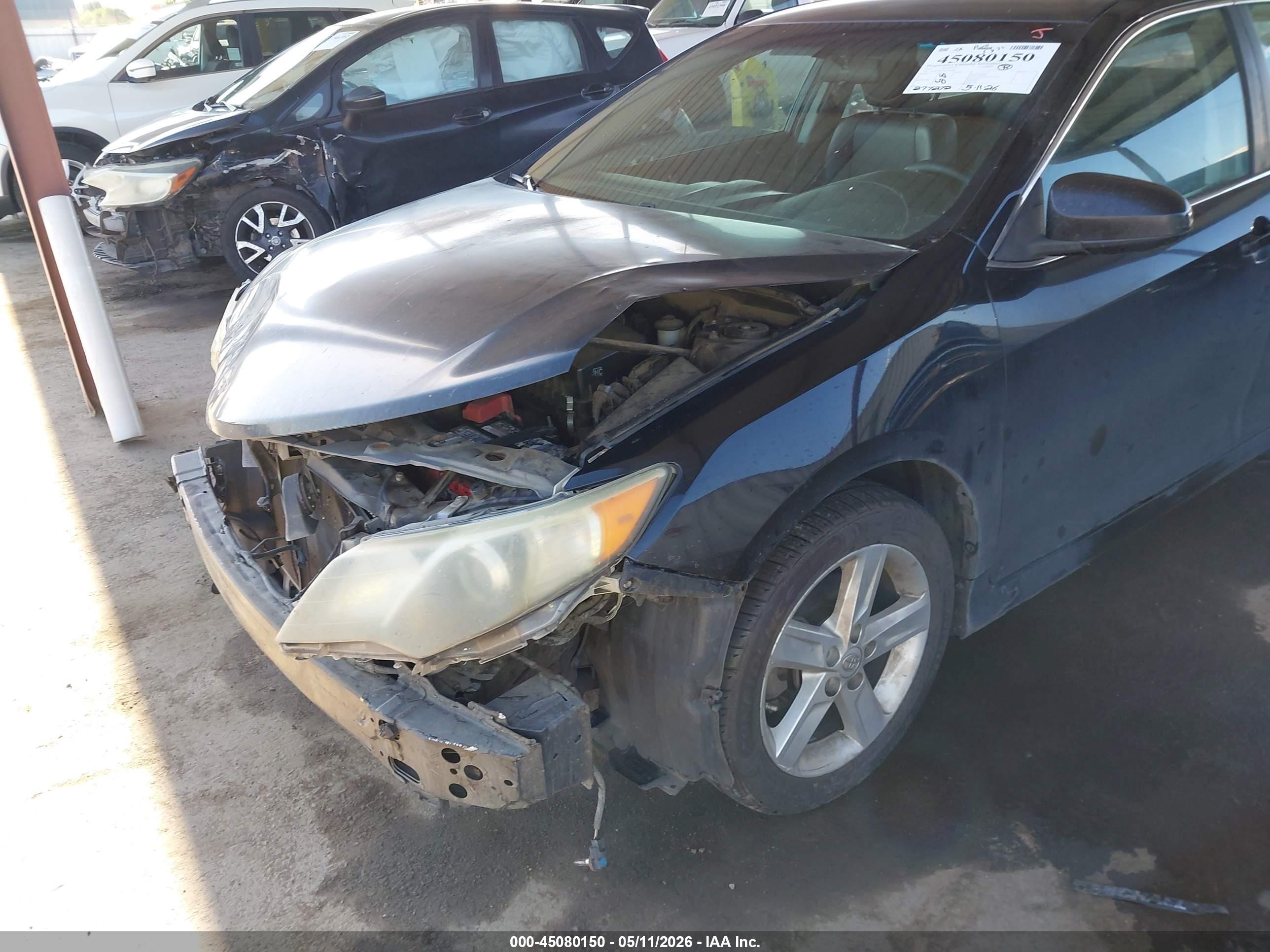 2014 Toyota Camry Se Черный vin: 4T1BF1FK5EU796388