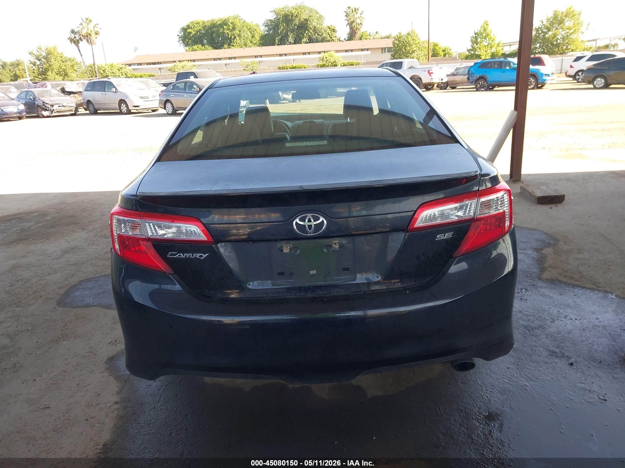 2014 Toyota Camry Se Черный vin: 4T1BF1FK5EU796388