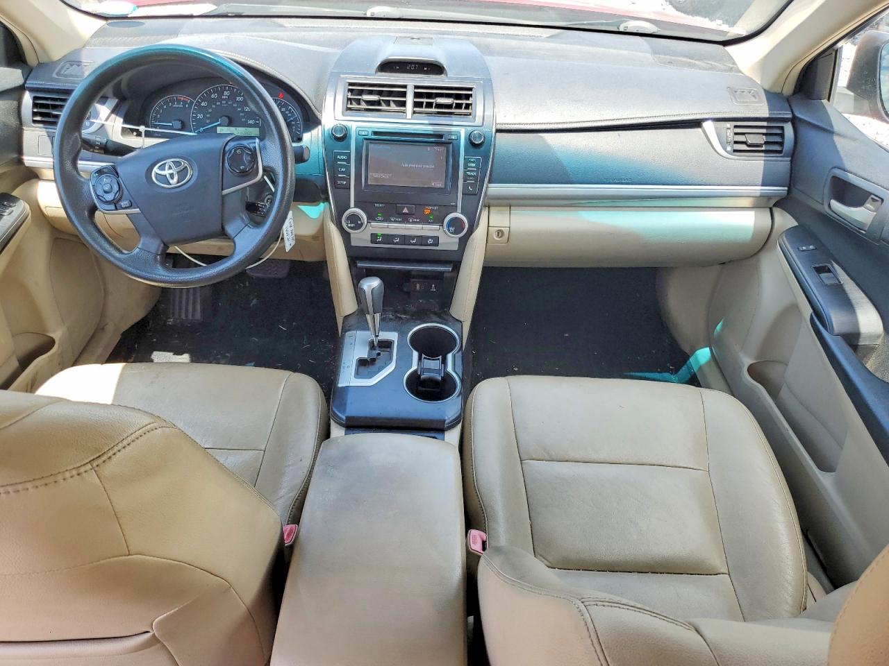 2014 Toyota Camry L Red vin: 4T1BF1FK5EU802996