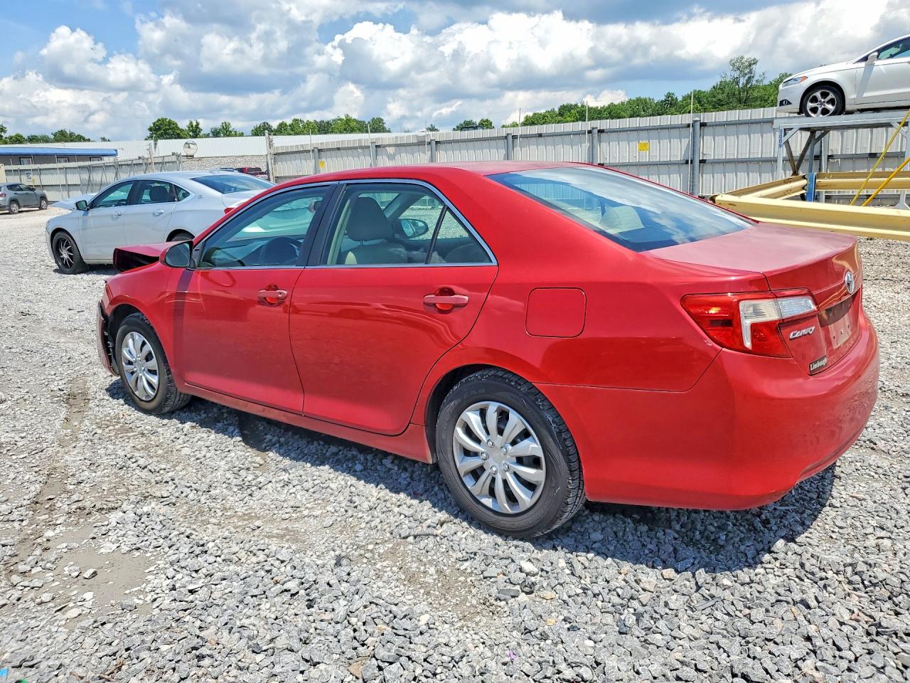 2014 Toyota Camry L Red vin: 4T1BF1FK5EU802996
