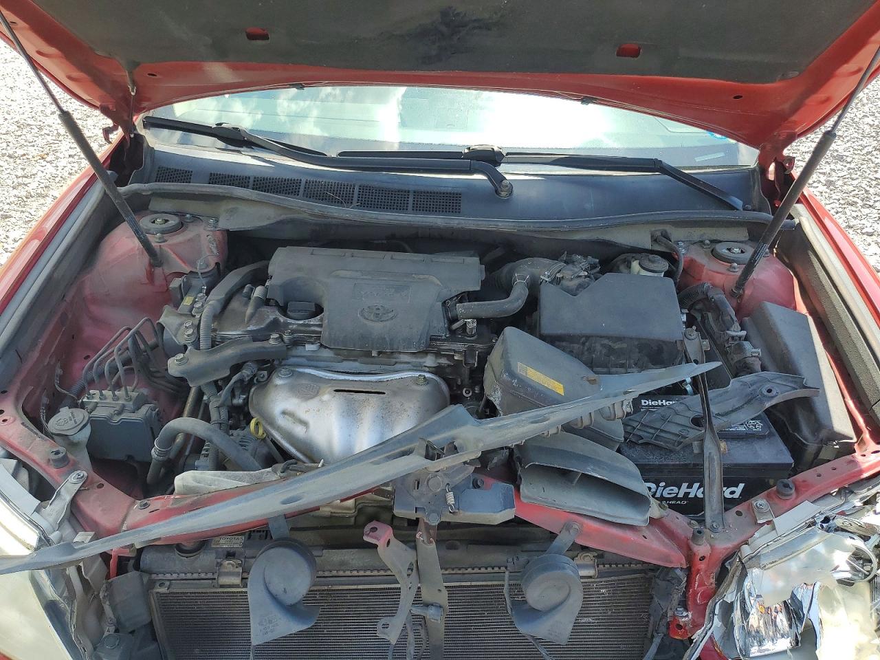 2014 Toyota Camry L Red vin: 4T1BF1FK5EU802996