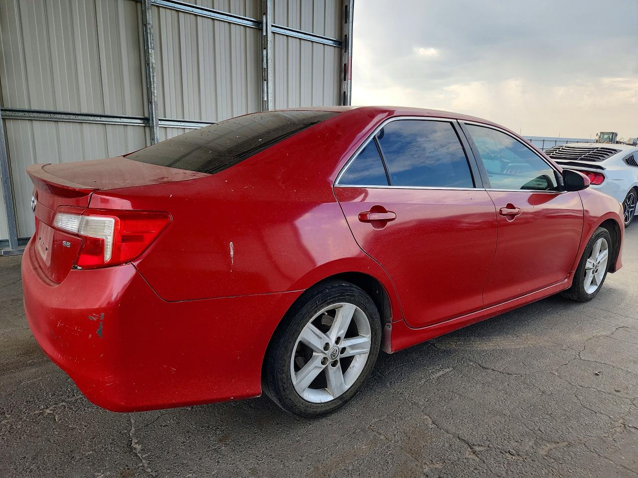 2014 Toyota Camry Se Red vin: 4T1BF1FK5EU803629