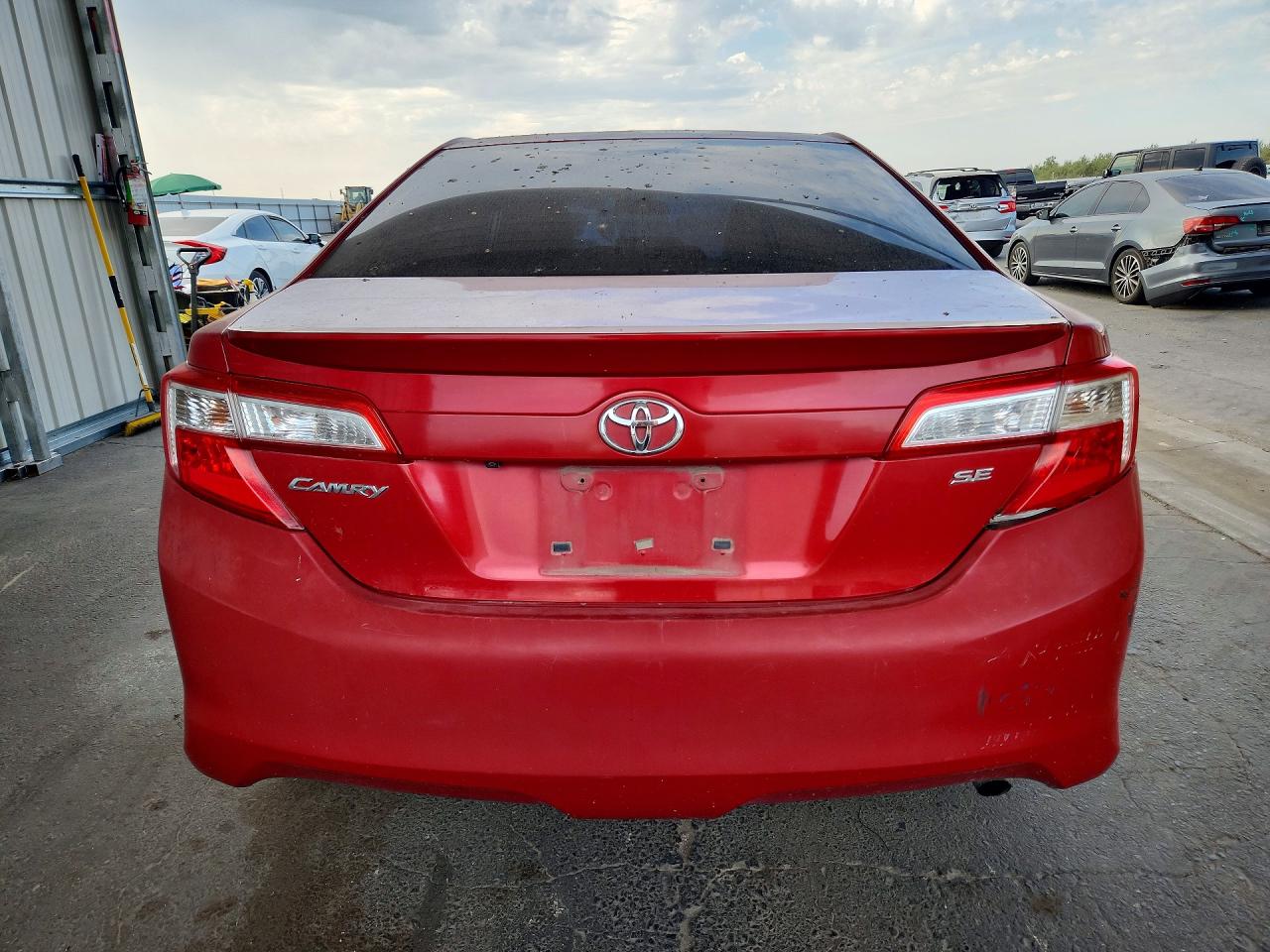 2014 Toyota Camry Se Red vin: 4T1BF1FK5EU803629
