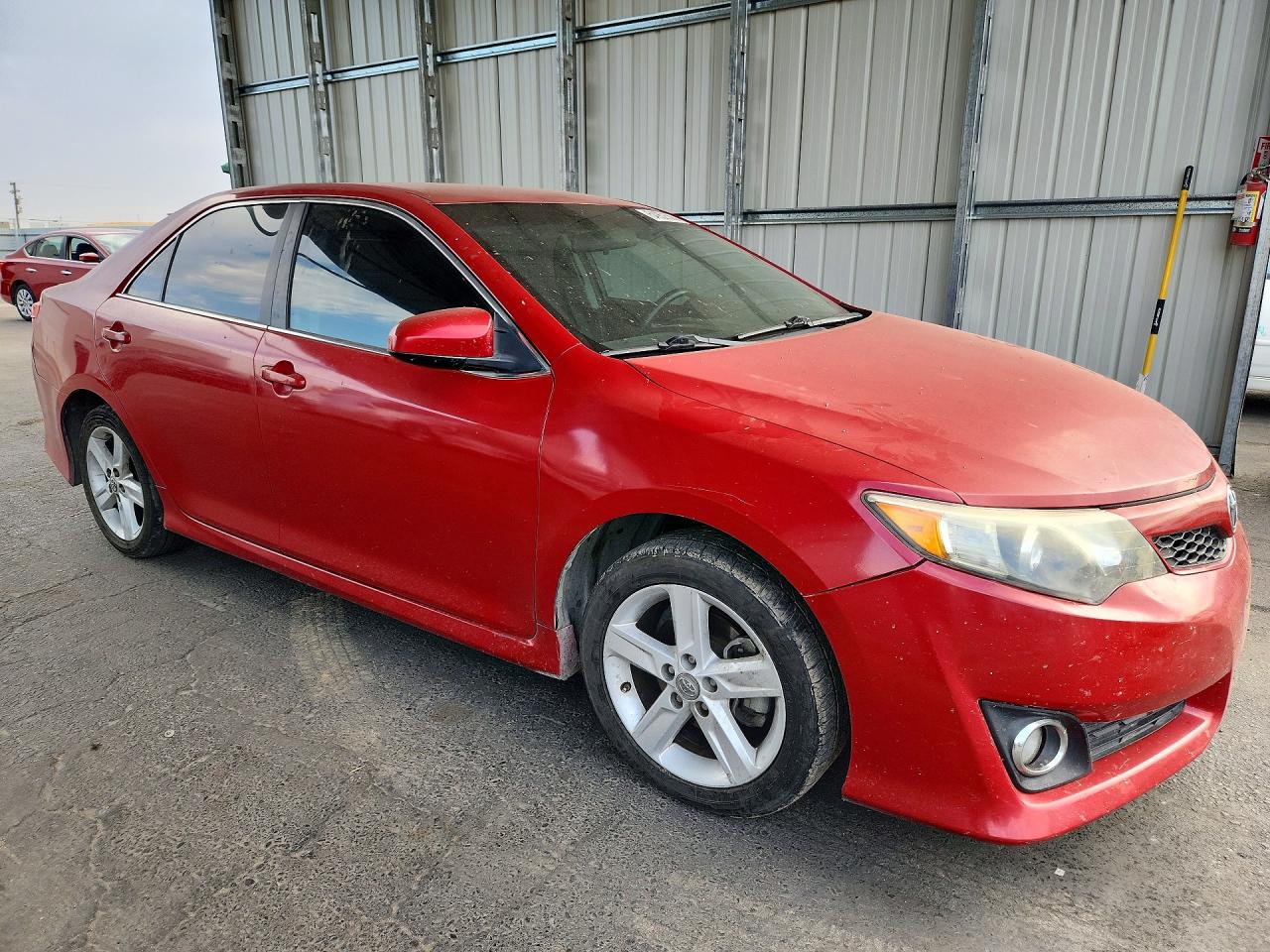 2014 Toyota Camry Se Red vin: 4T1BF1FK5EU803629