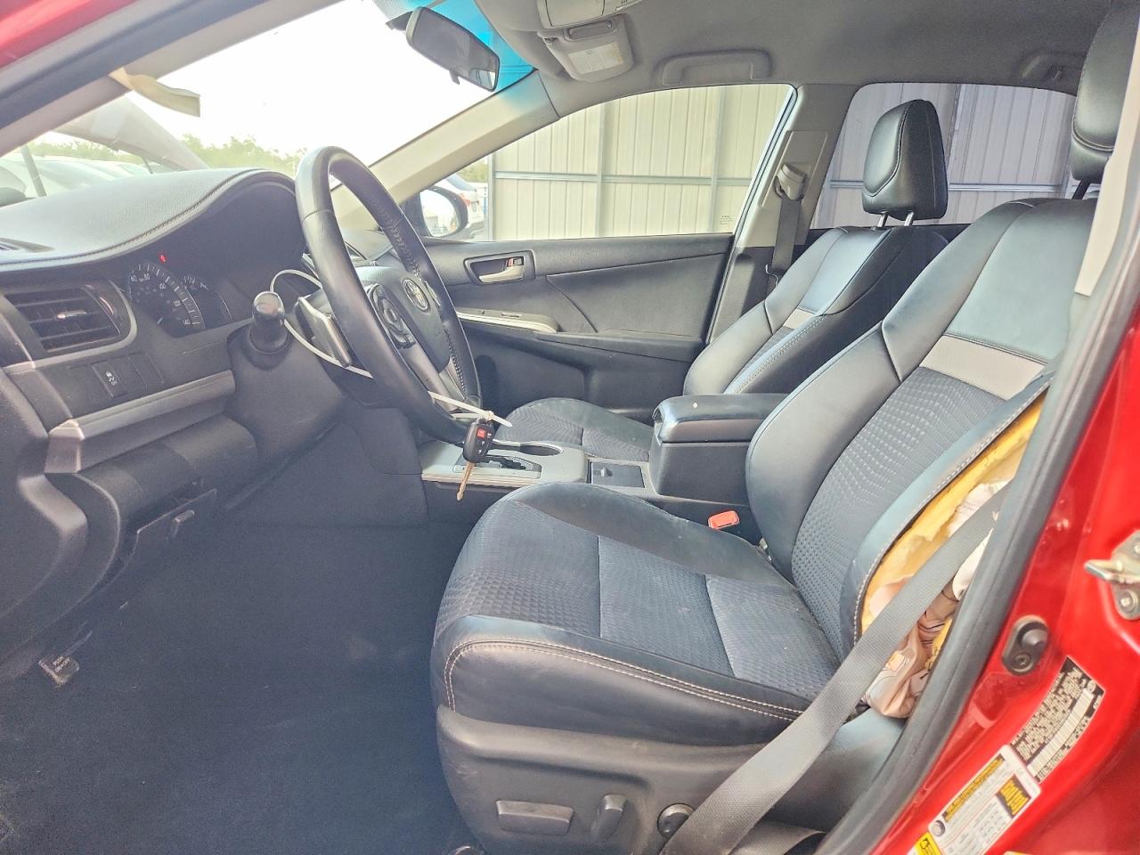 2014 Toyota Camry Se Red vin: 4T1BF1FK5EU803629