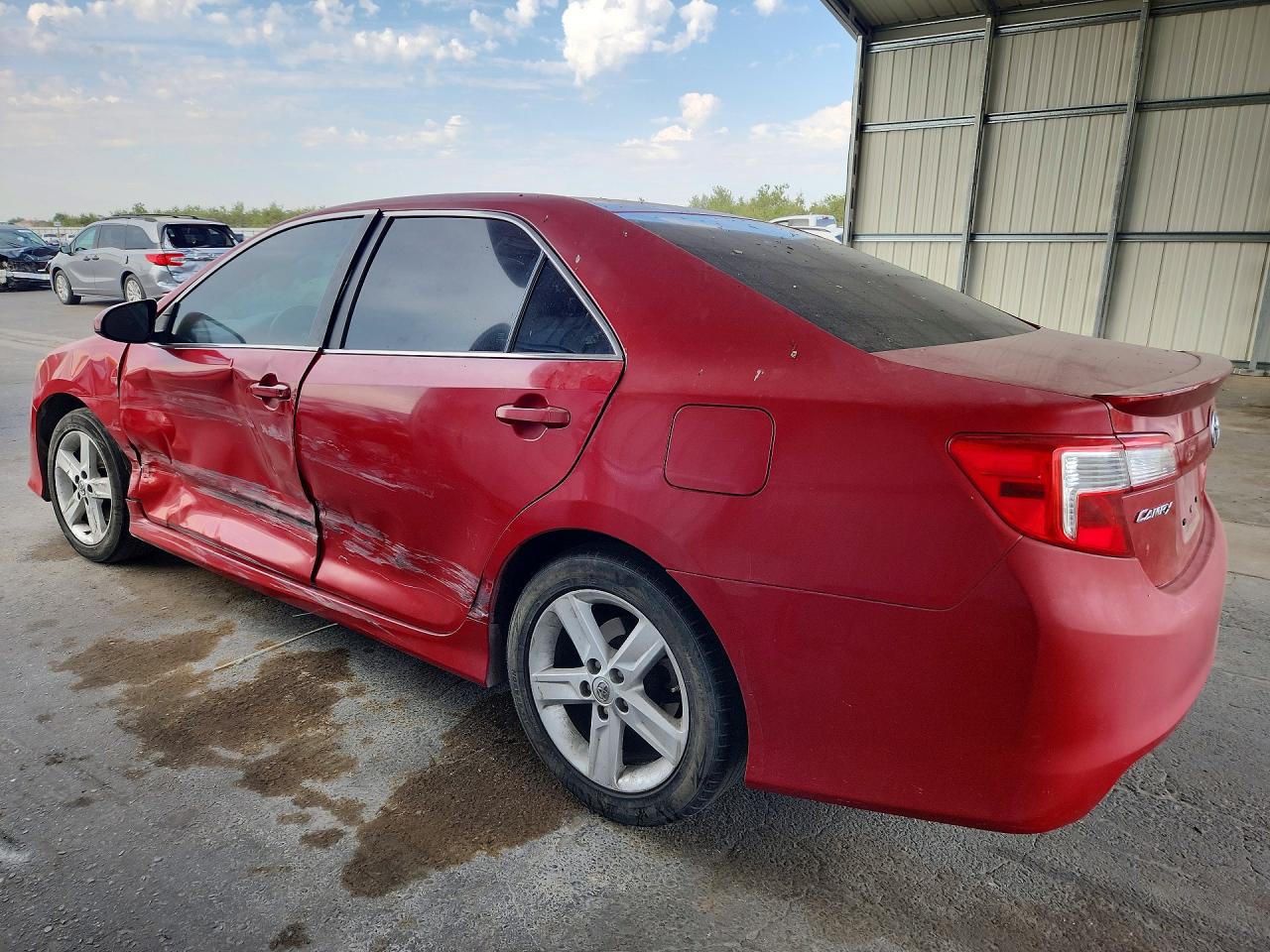 2014 Toyota Camry Se Red vin: 4T1BF1FK5EU803629
