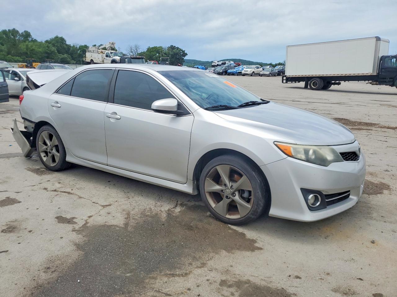 2014 Toyota Camry Se Sport Silver vin: 4T1BF1FK5EU804599