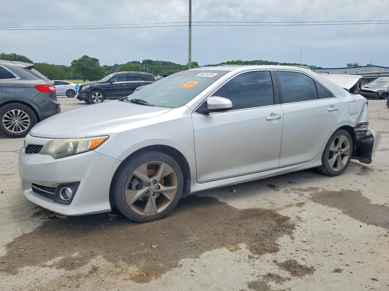 2014 Toyota Camry Se Sport Silver vin: 4T1BF1FK5EU804599
