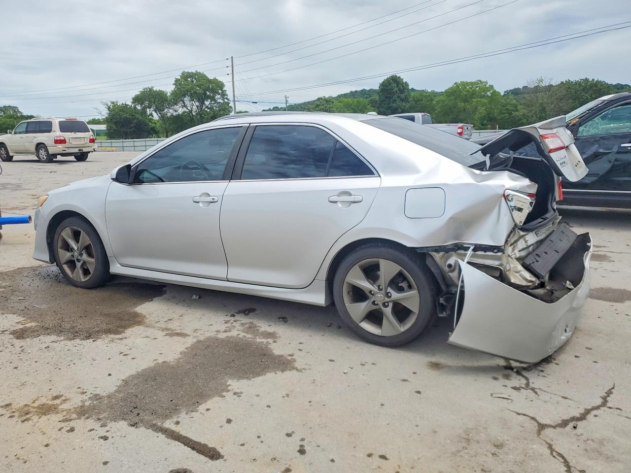 2014 Toyota Camry Se Sport Silver vin: 4T1BF1FK5EU804599