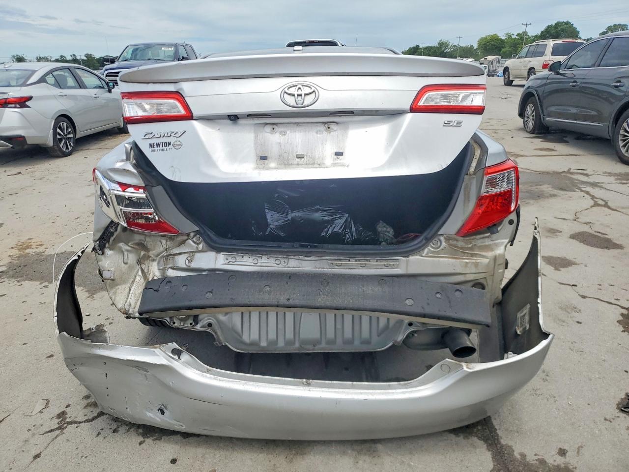 2014 Toyota Camry Se Sport Silver vin: 4T1BF1FK5EU804599