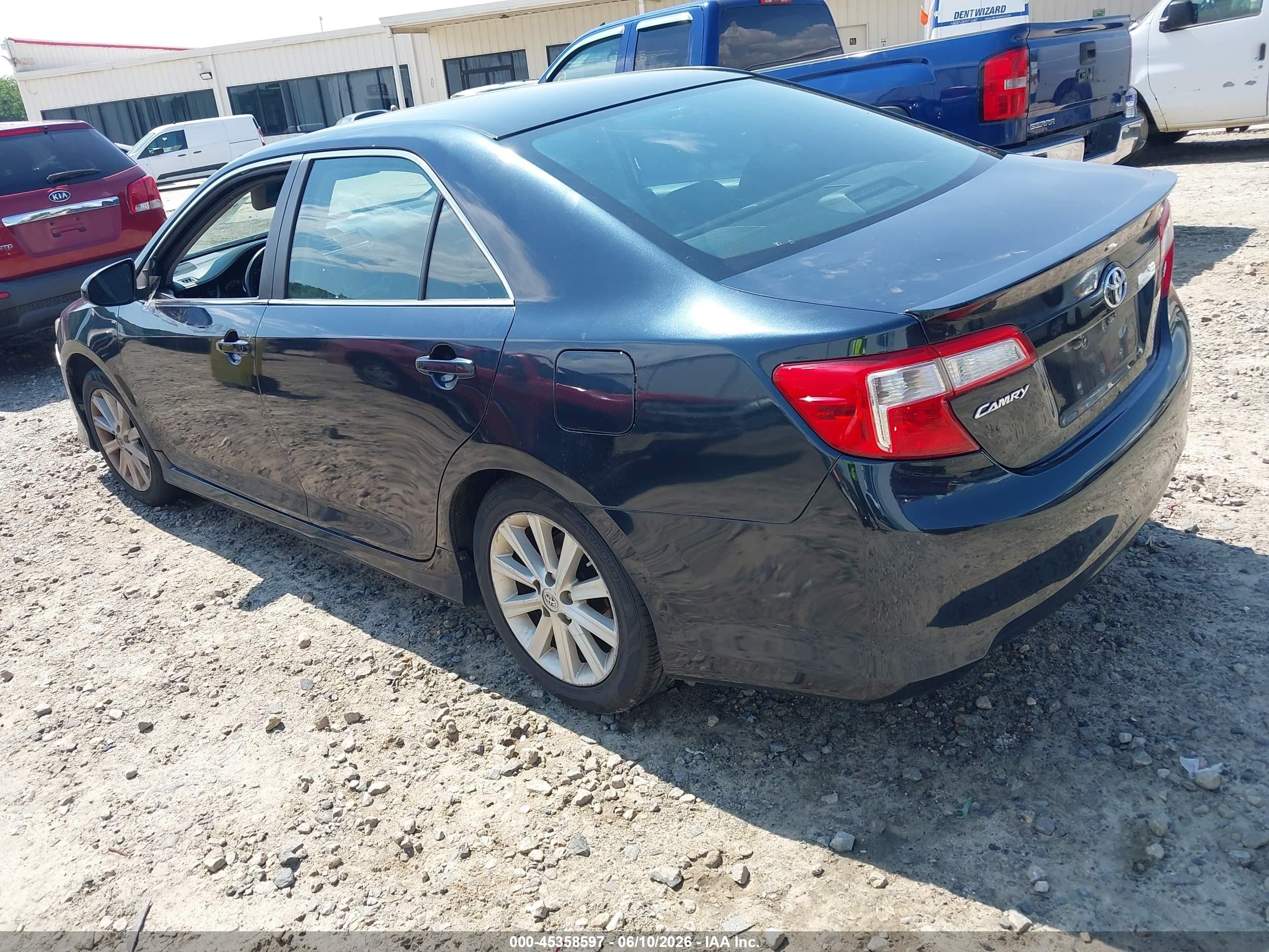 2014 Toyota Camry Se Dark Blue vin: 4T1BF1FK5EU808328