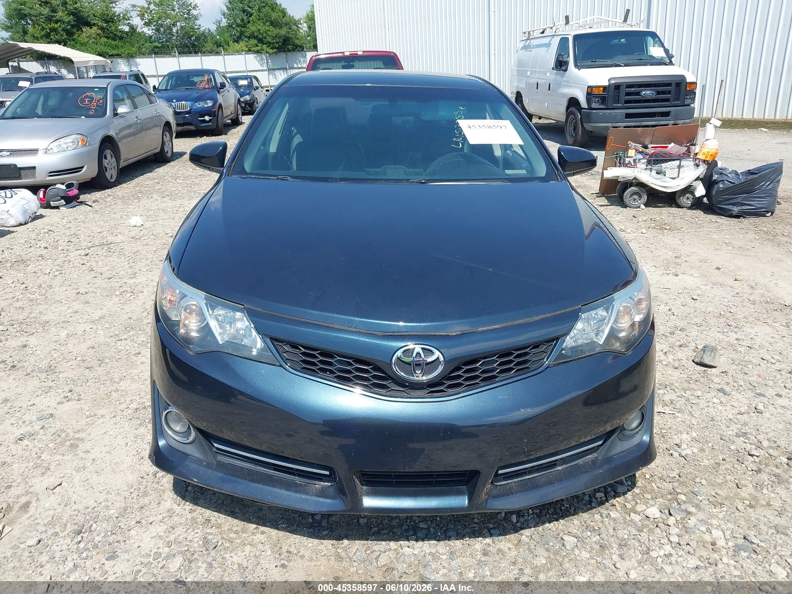 2014 Toyota Camry Se Dark Blue vin: 4T1BF1FK5EU808328