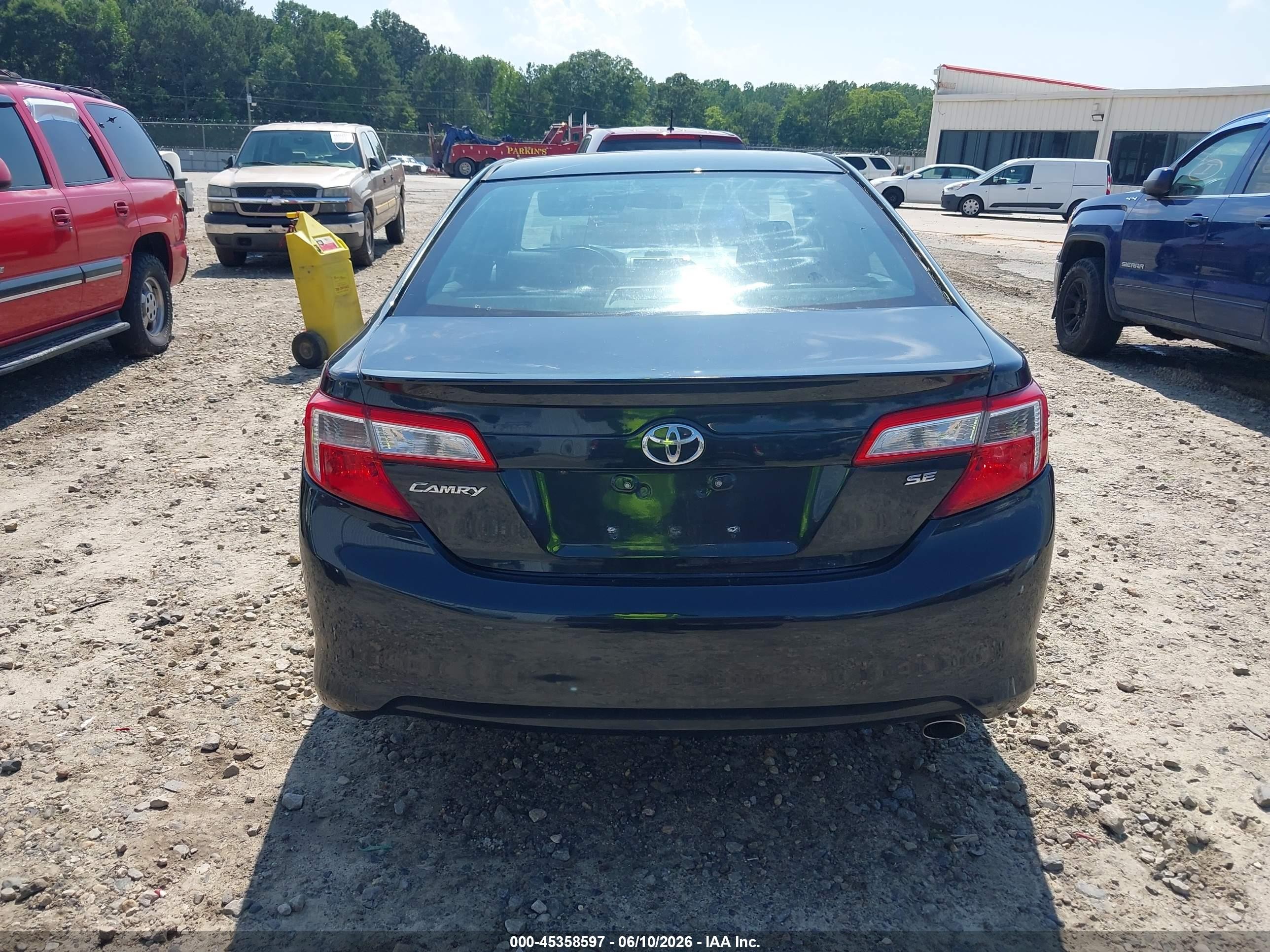 2014 Toyota Camry Se Dark Blue vin: 4T1BF1FK5EU808328