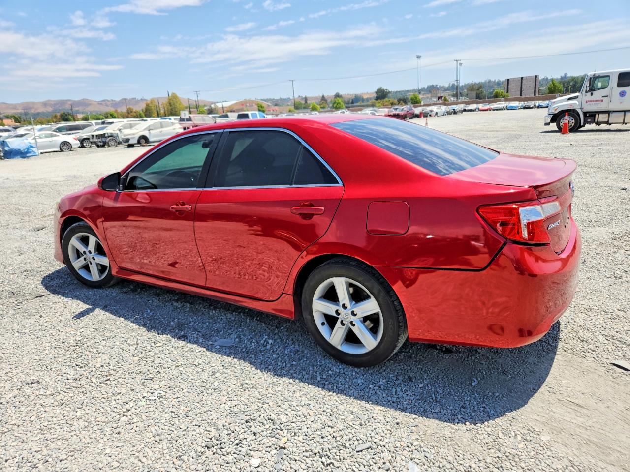 2014 Toyota Camry Se Red vin: 4T1BF1FK5EU808748